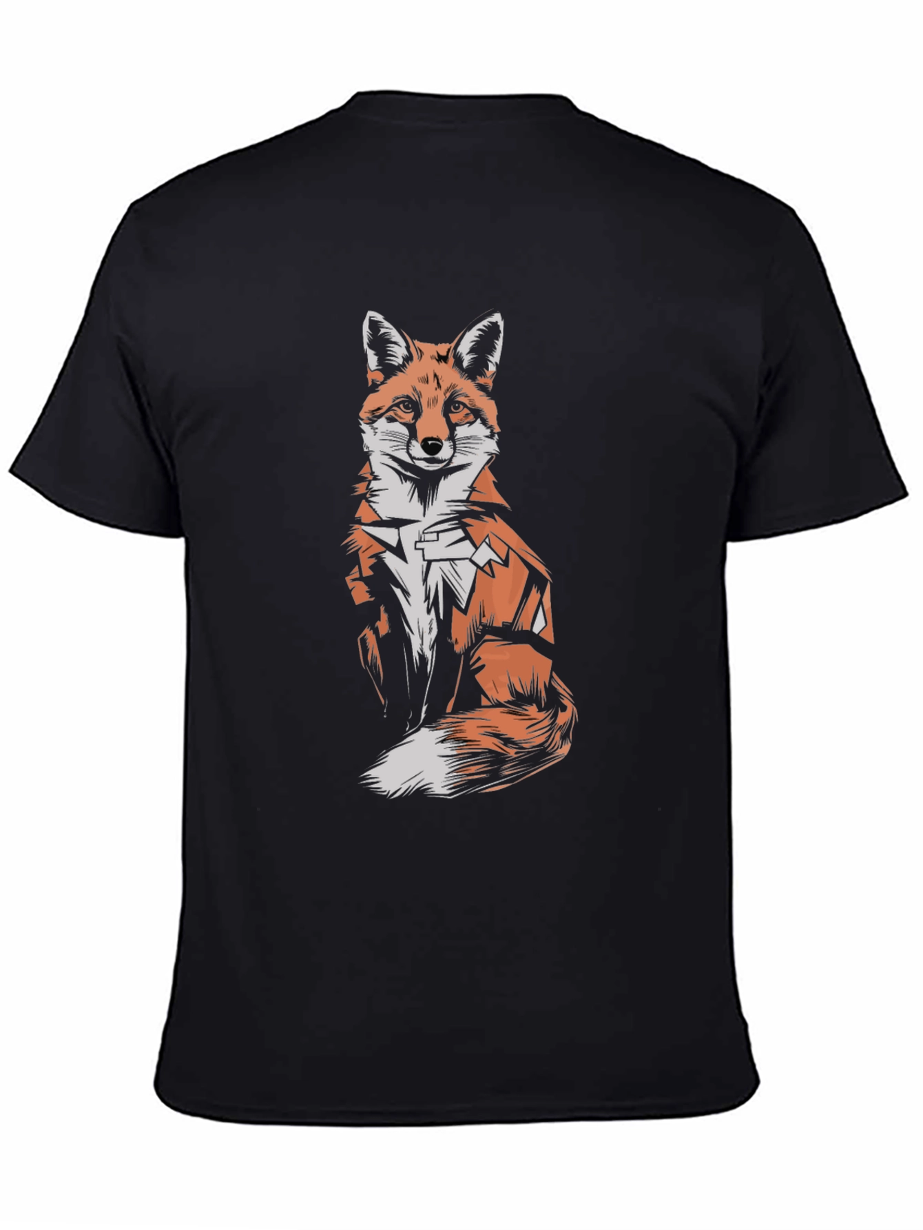 Black Fox Graphic Tee - Men's Short Sleeve T-Shirt view 4