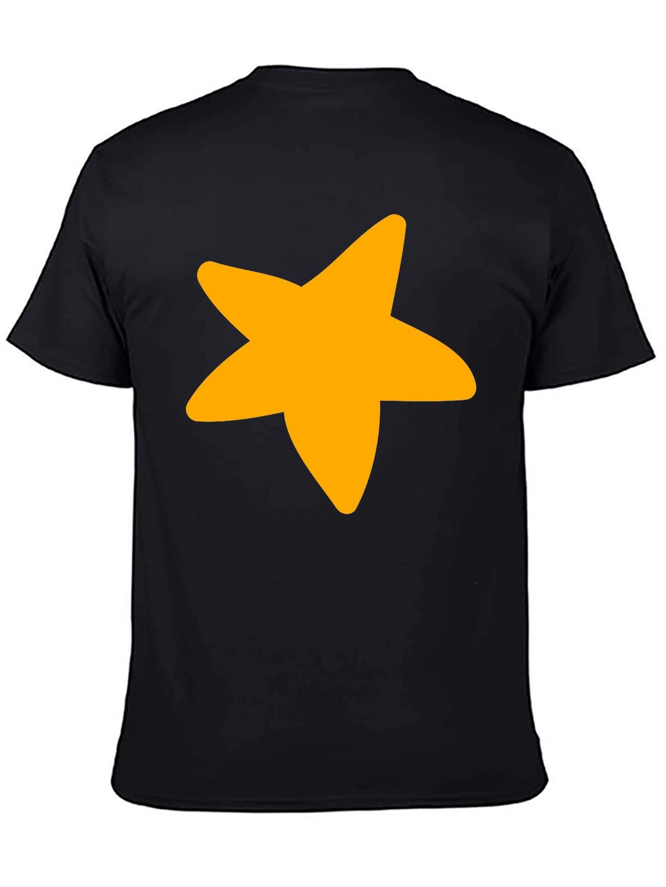Black Star Graphic Black T-Shirt view 4