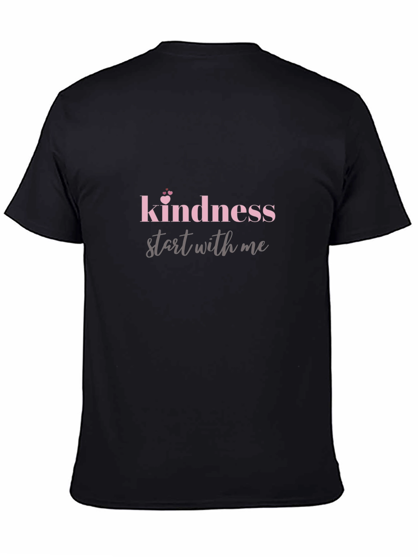 Black Kindness Start With Me Black T-Shirt view 4