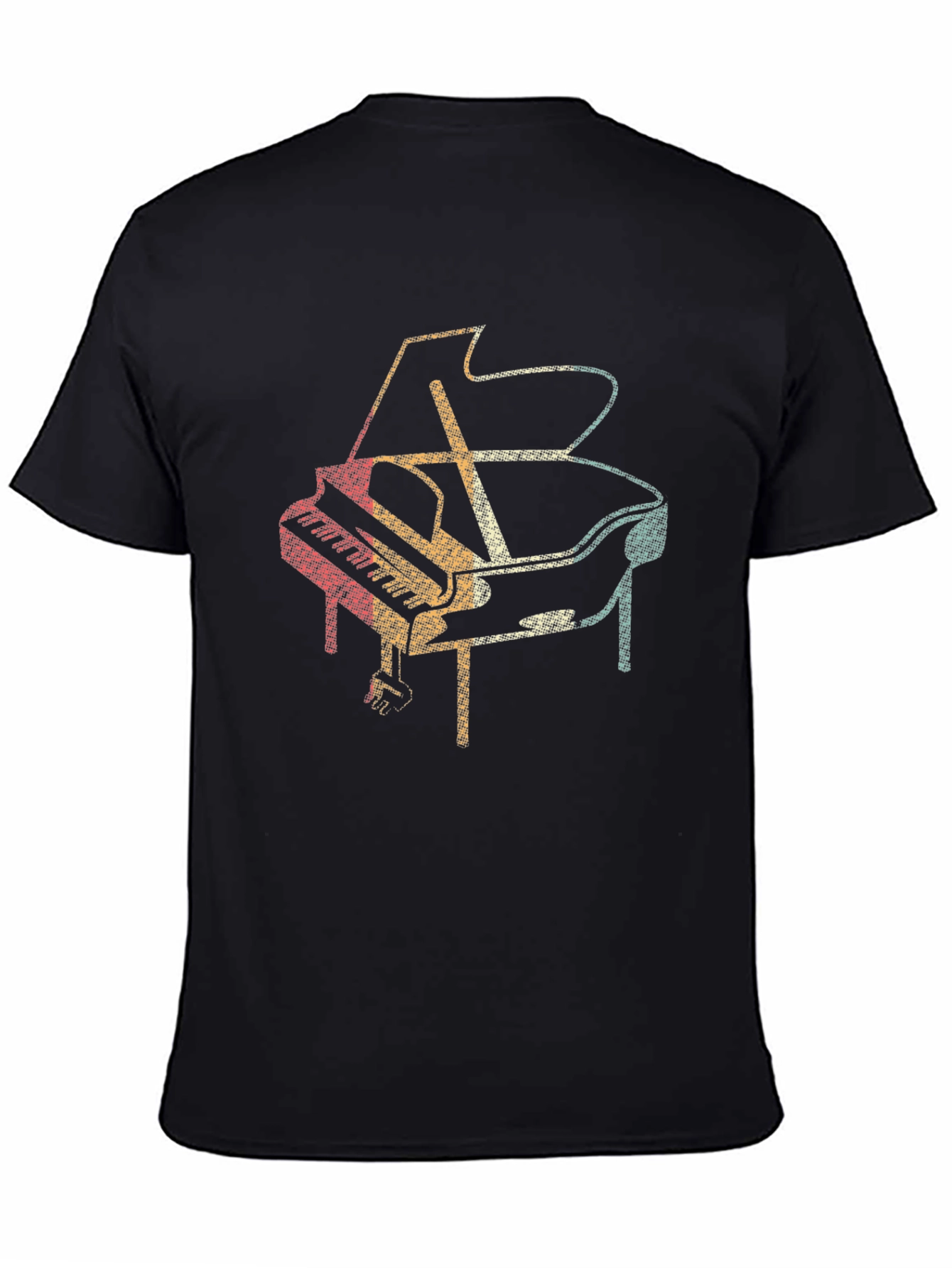 Retro Piano Graphic Tee - Music Lover Gift - 4