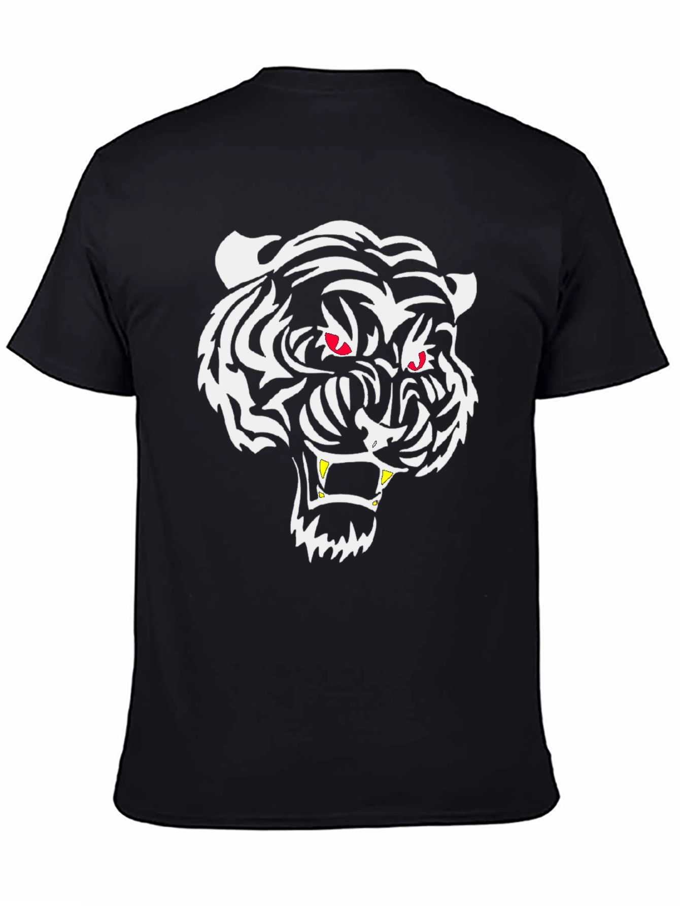 Black Black Tiger Graphic Tee - Fierce Style view 4
