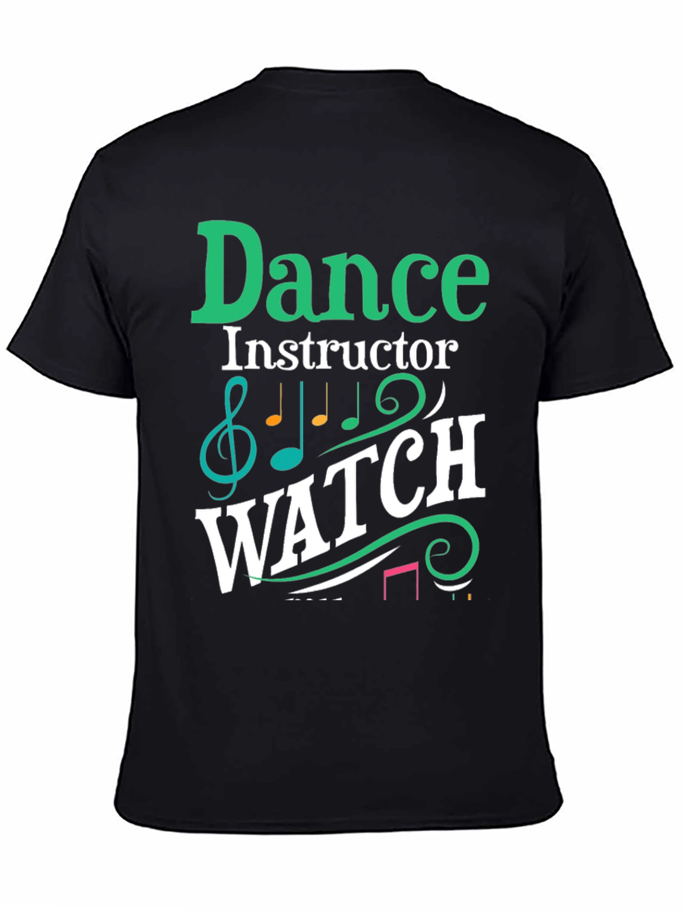 Black Dance Instructor Graphic Tee view 4