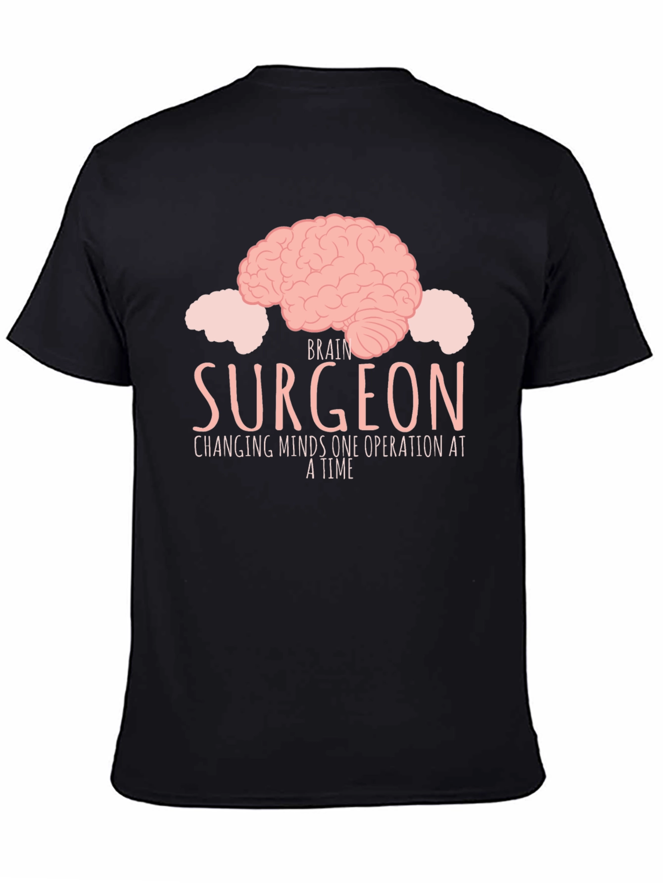 Black Brain Surgeon T-Shirt - Changing Minds Graphic Tee view 4