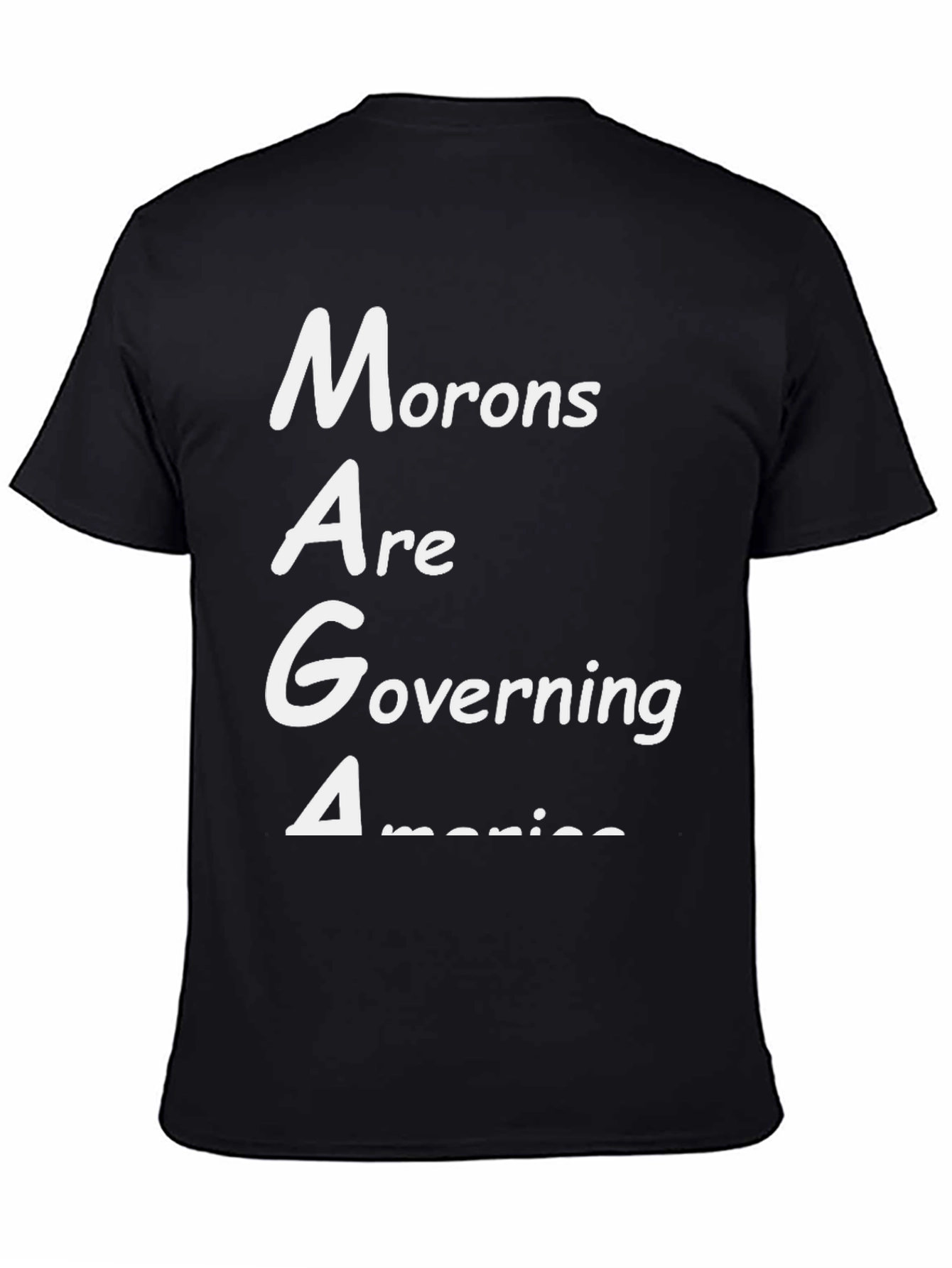 Black Morons Are Governing America MAGA T-Shirt view 4