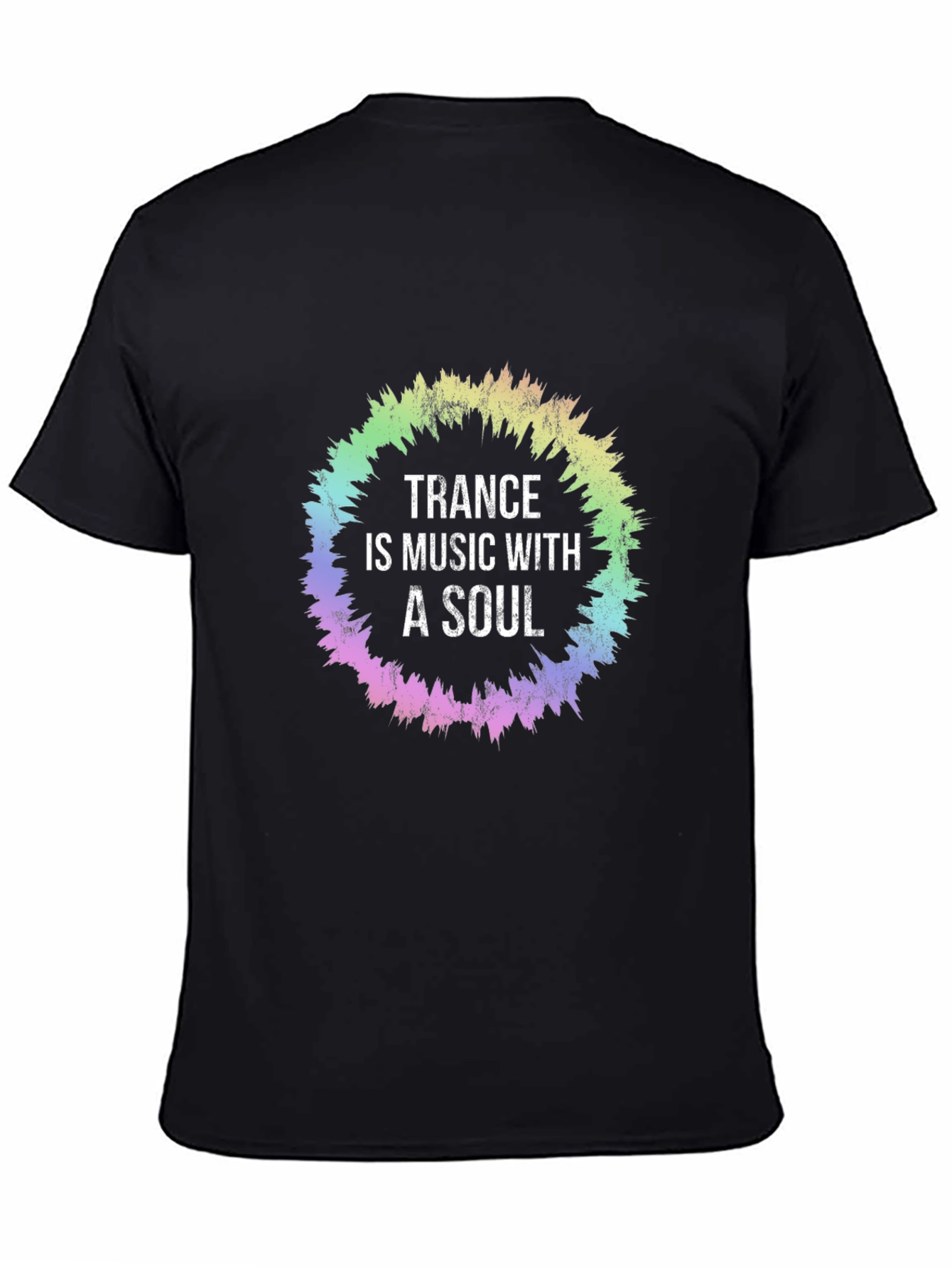 Black Trance Music Soul T-Shirt -  Vibrant Graphic Tee view 4