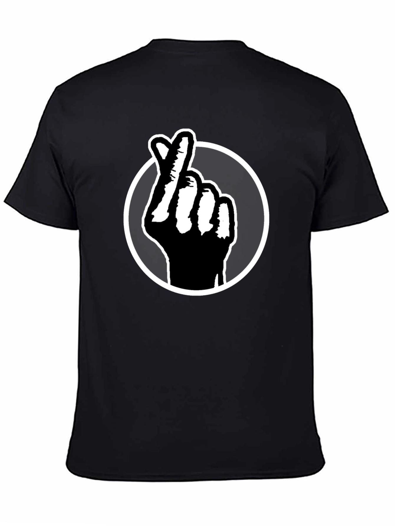 Black Heart Sign Graphic Tee - Trendy Fashion view 4