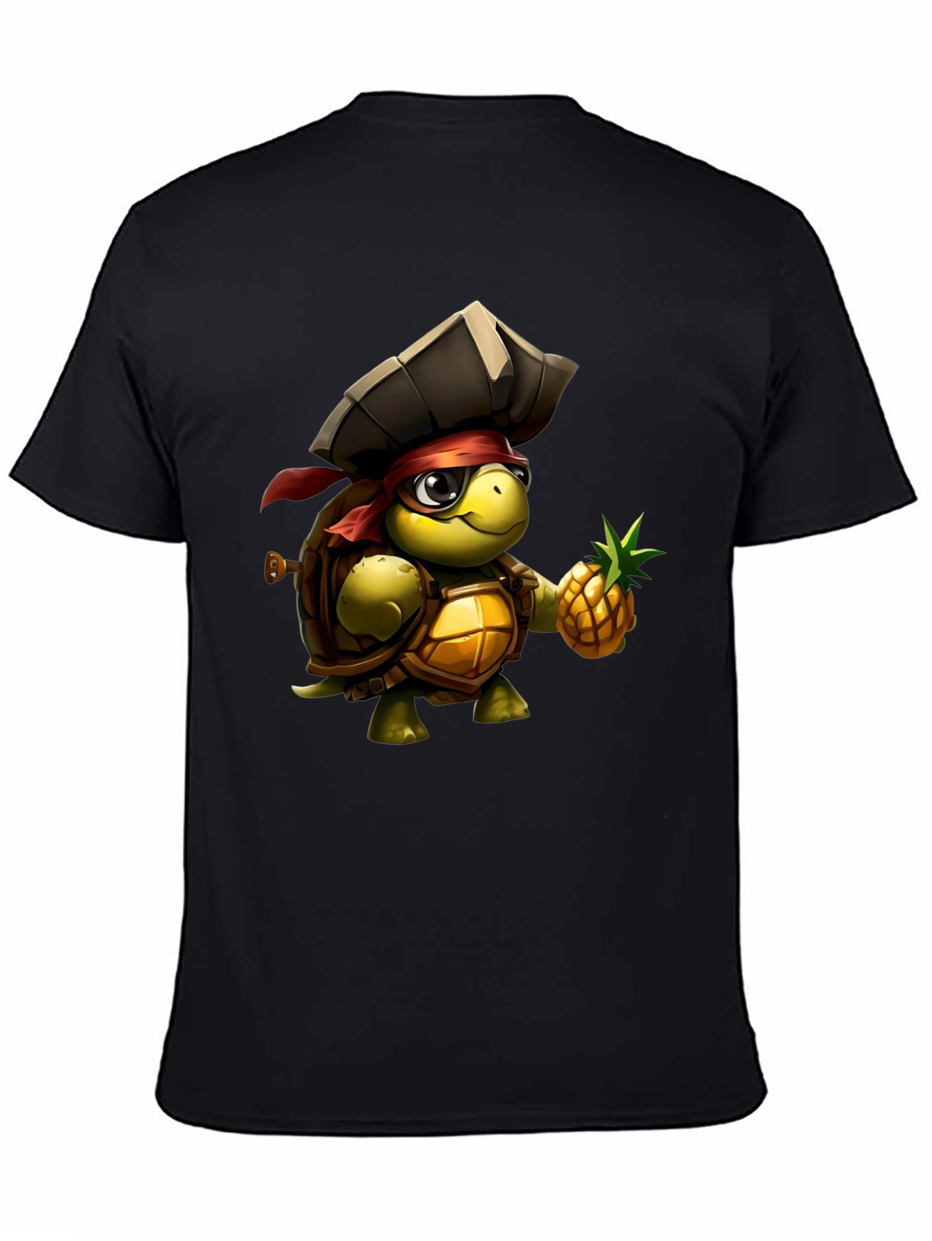 Black Turtle Pirate Graphic Tee - Unique Design! view 4