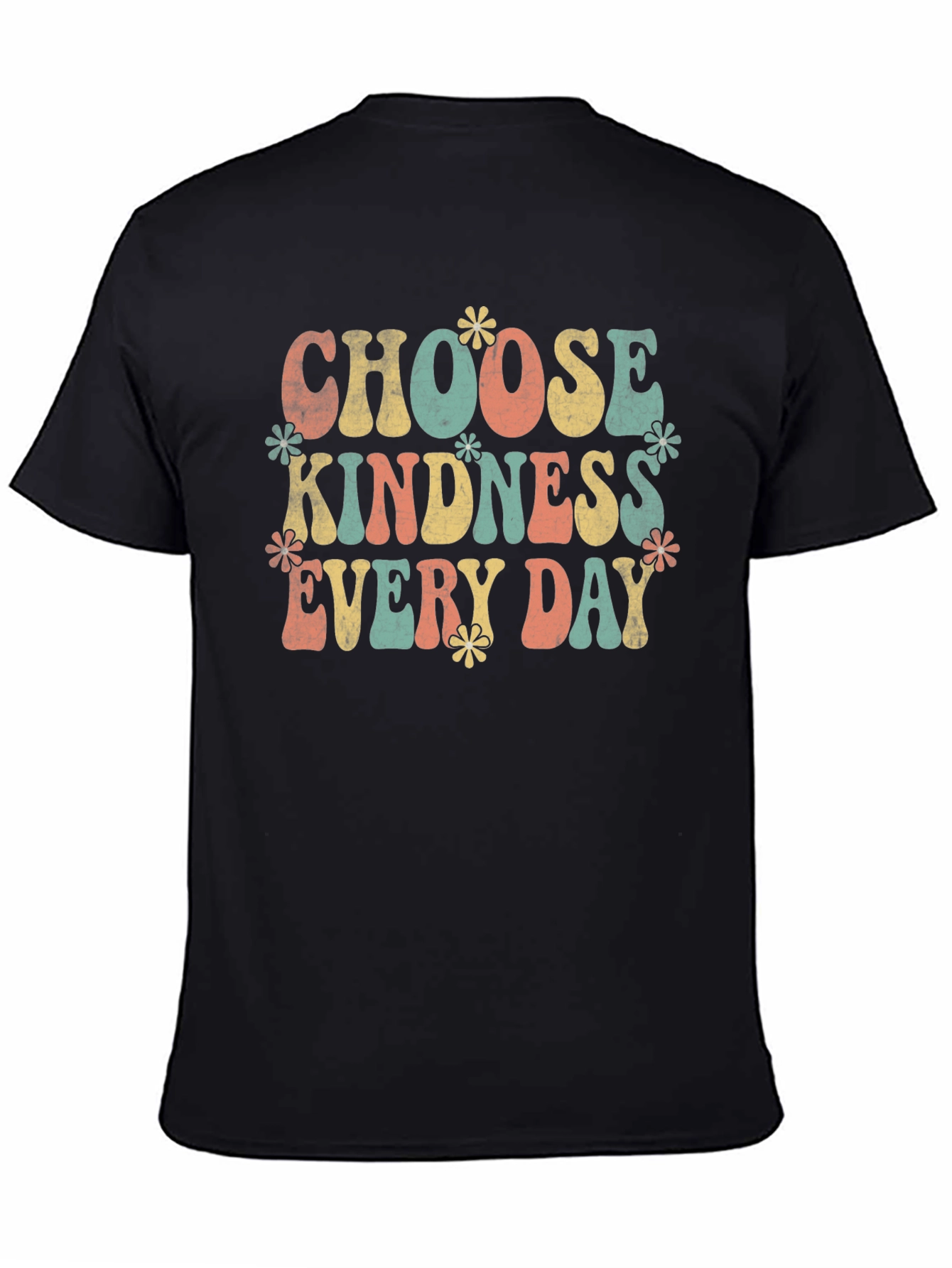 Black Choose Kindness Everyday Retro Tee view 4