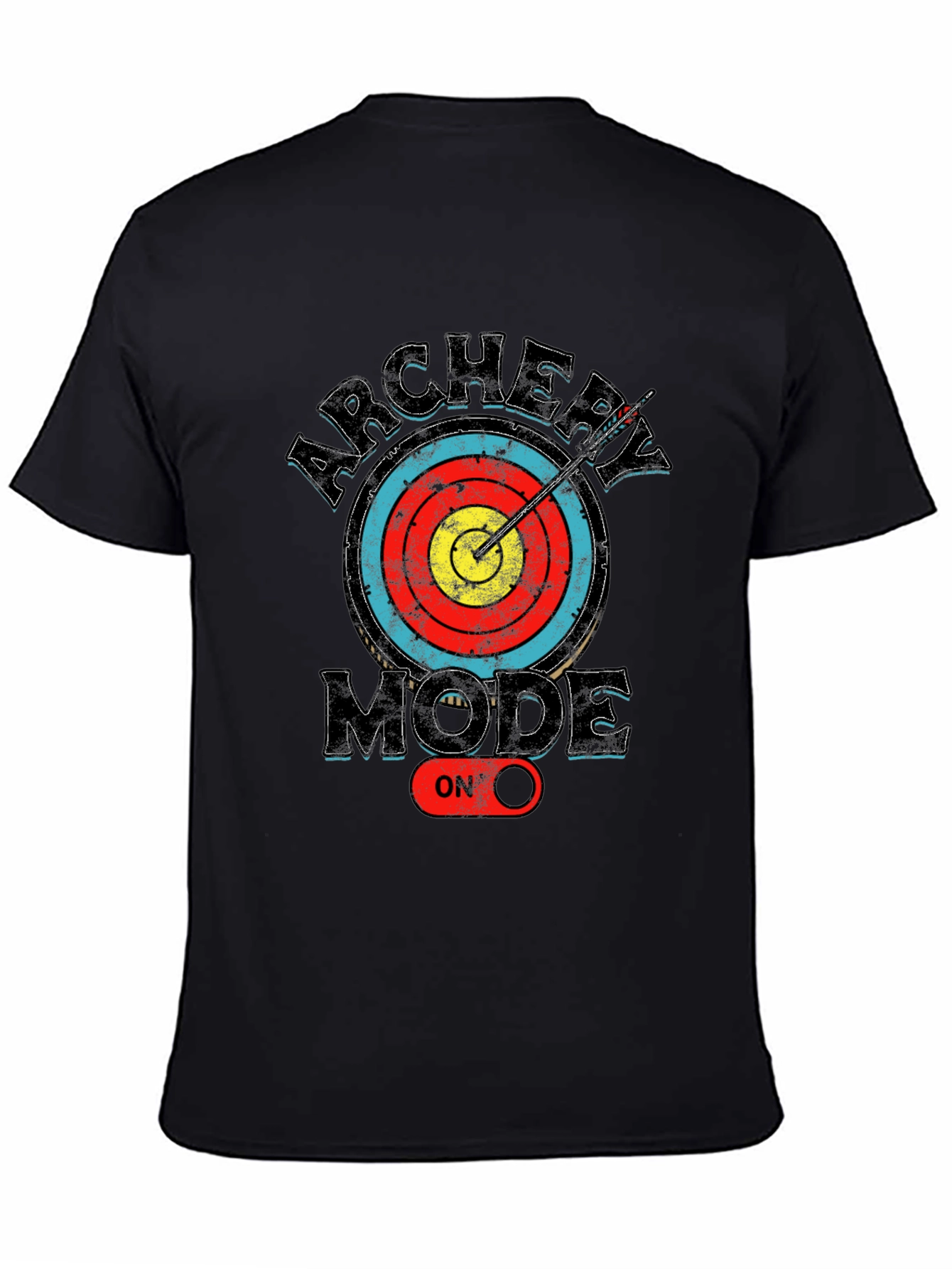 Black Archery Mode On T-Shirt view 4