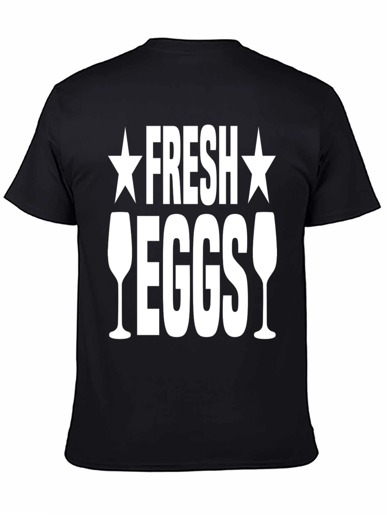 Black Fresh Eggsy T-Shirt view 4