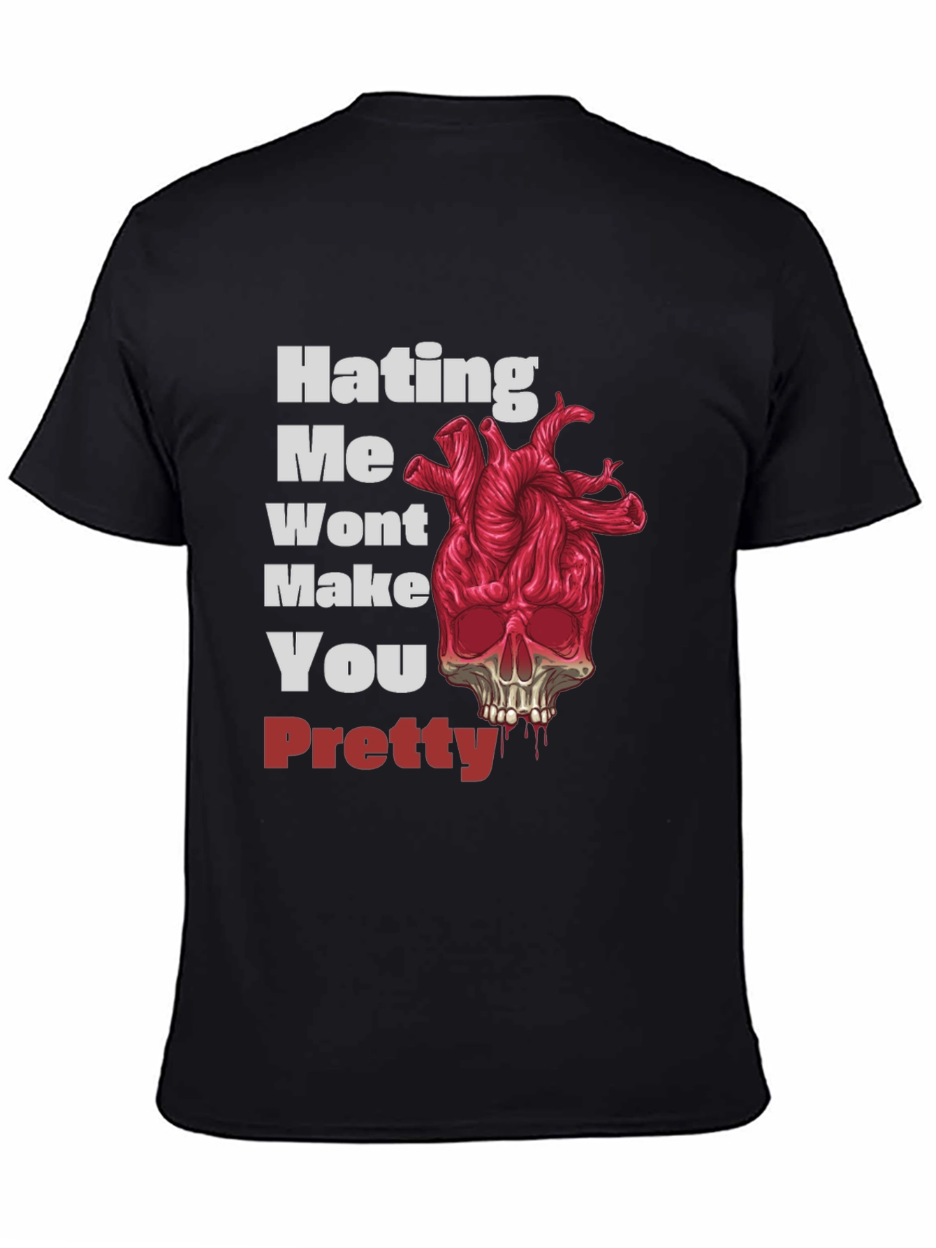 Black Hating Me Won't Make You Pretty Graphic Tee view 4