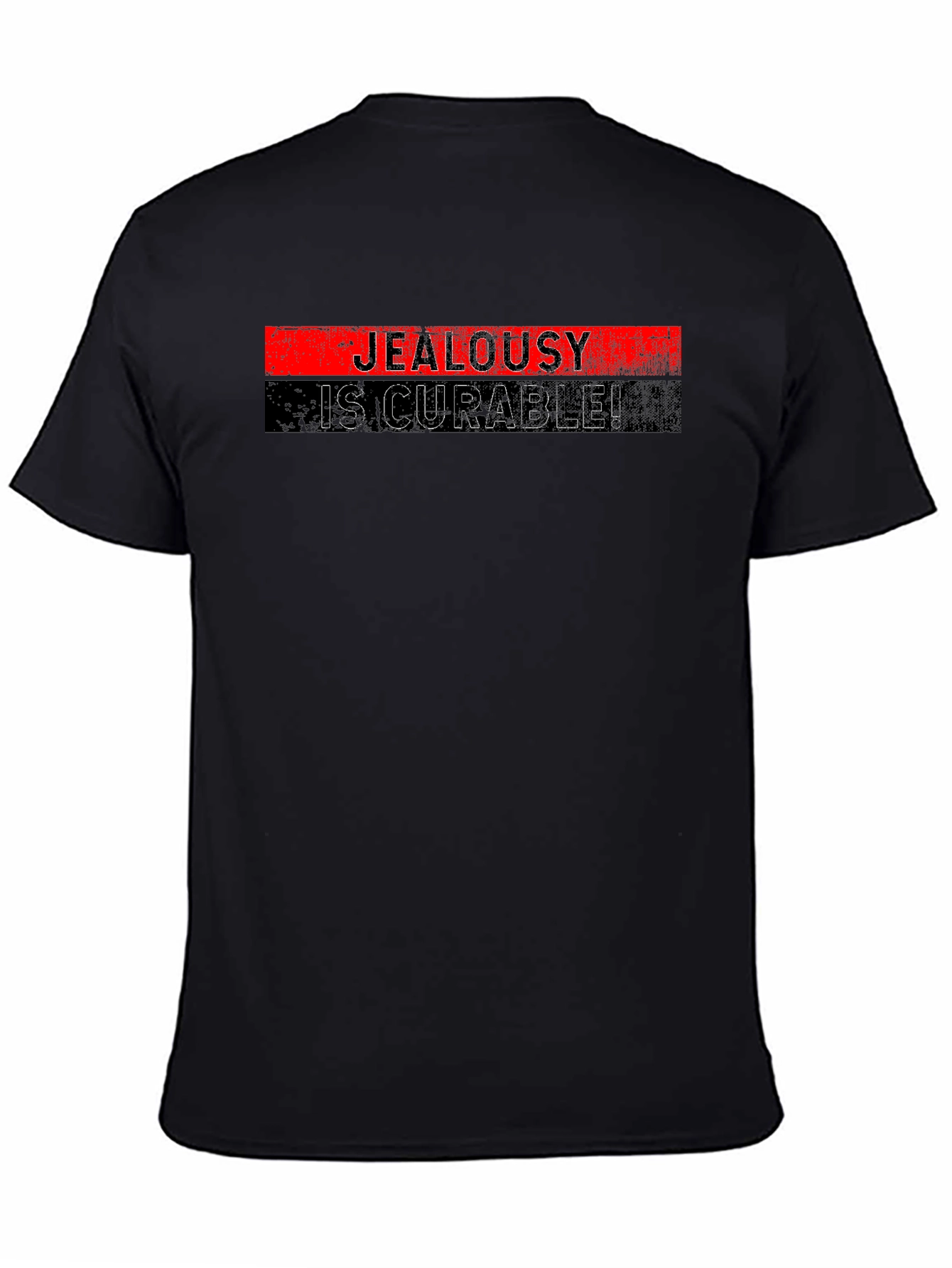 Jealousy is Curable T-Shirt - Black Graphic Tee - 4