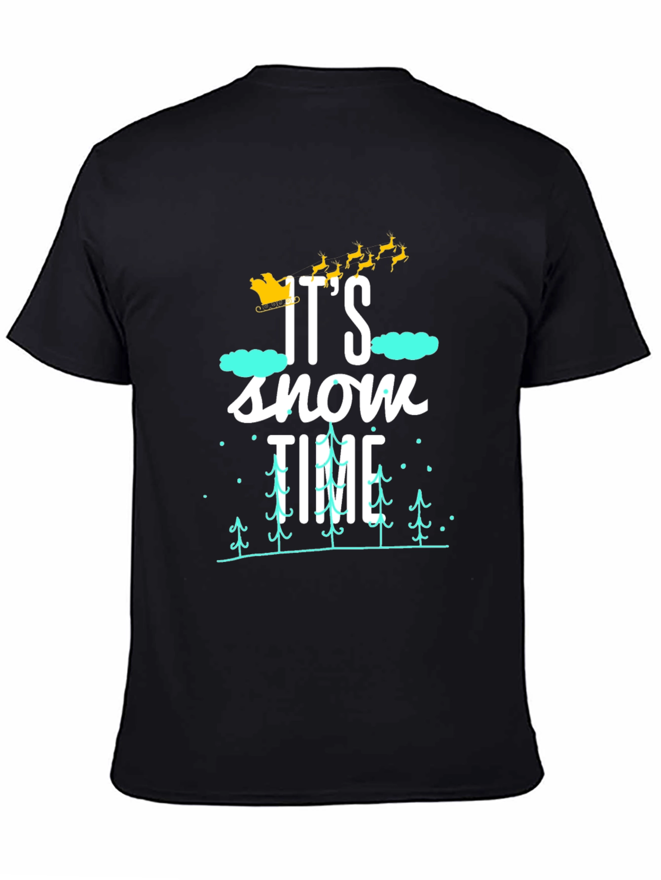 It's Snow Time Graphic Tee - 4