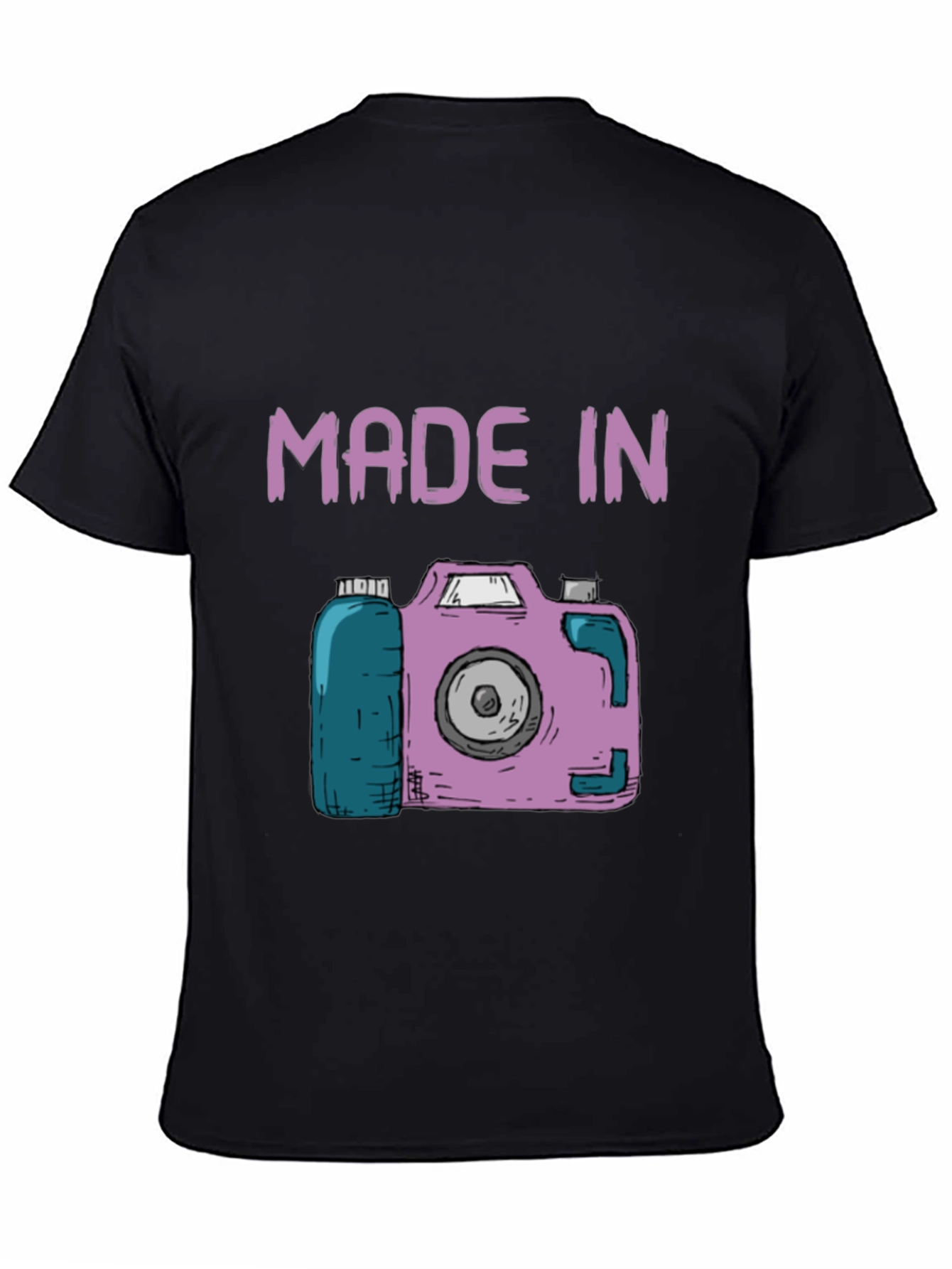 Black Made In Camera Graphic T-Shirt view 4