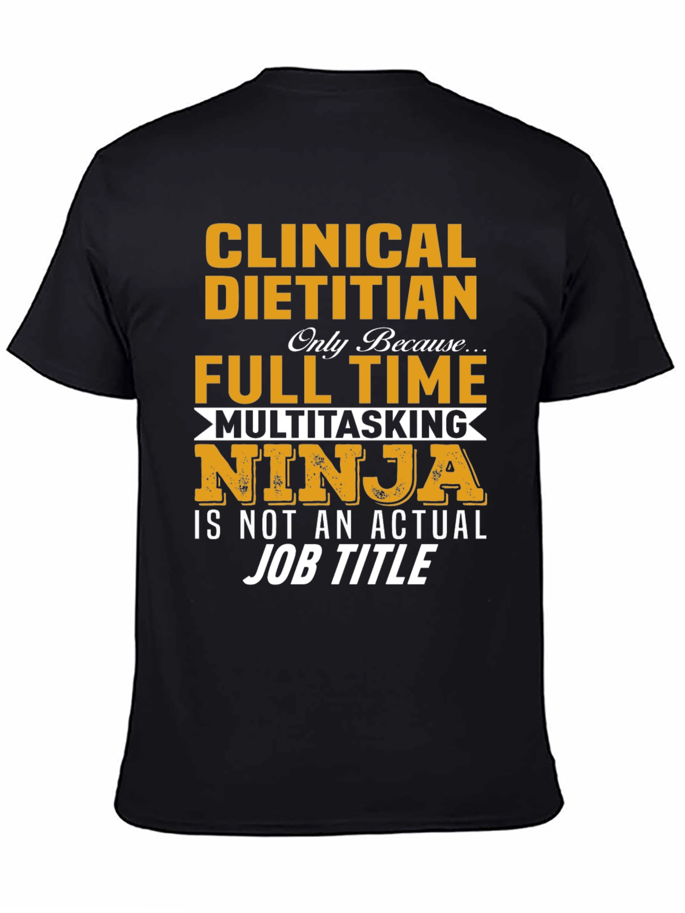 Clinical Dietitian Ninja Graphic T-Shirt - 4