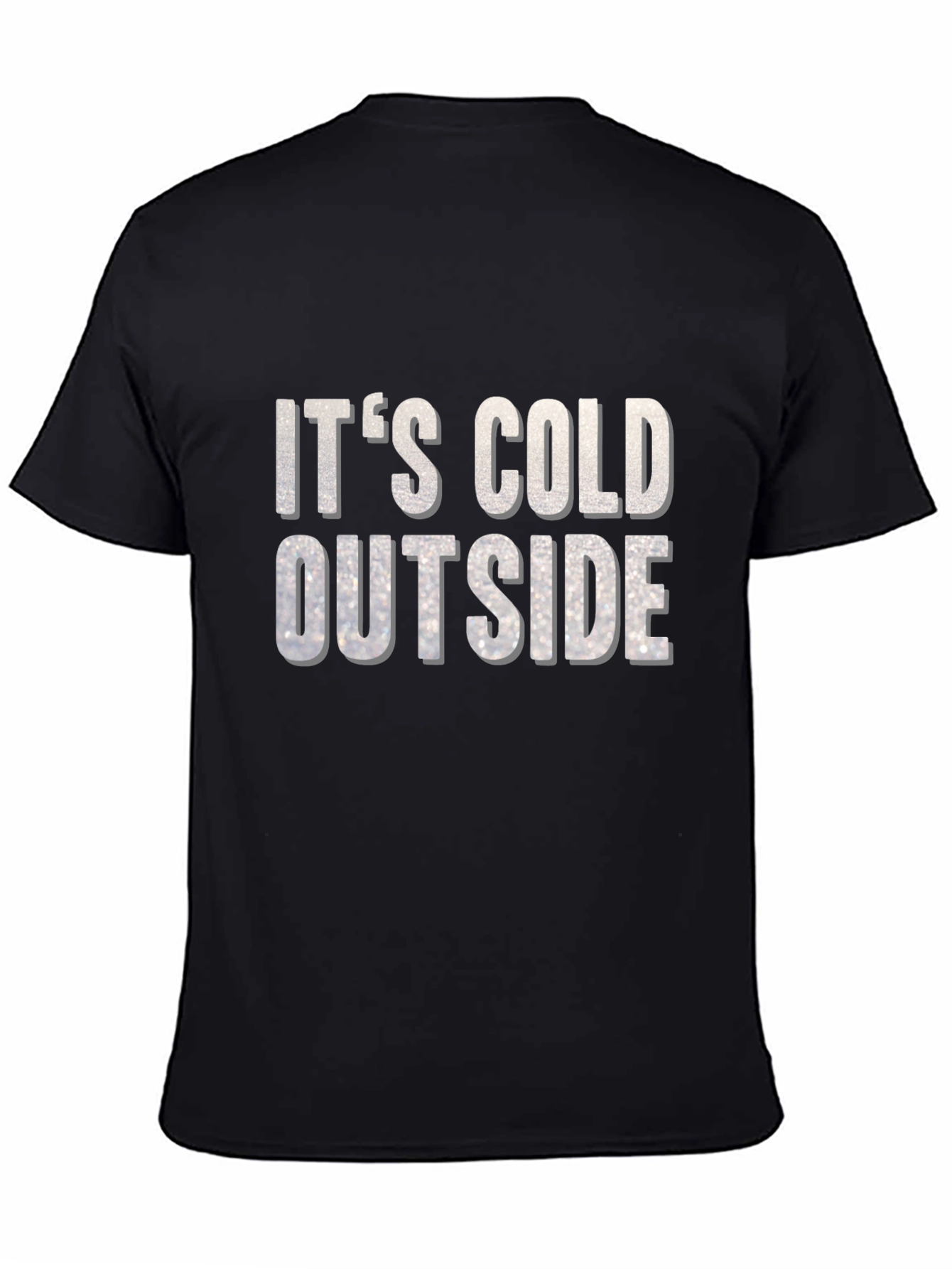 Black It's Cold Outside Graphic Tee view 4
