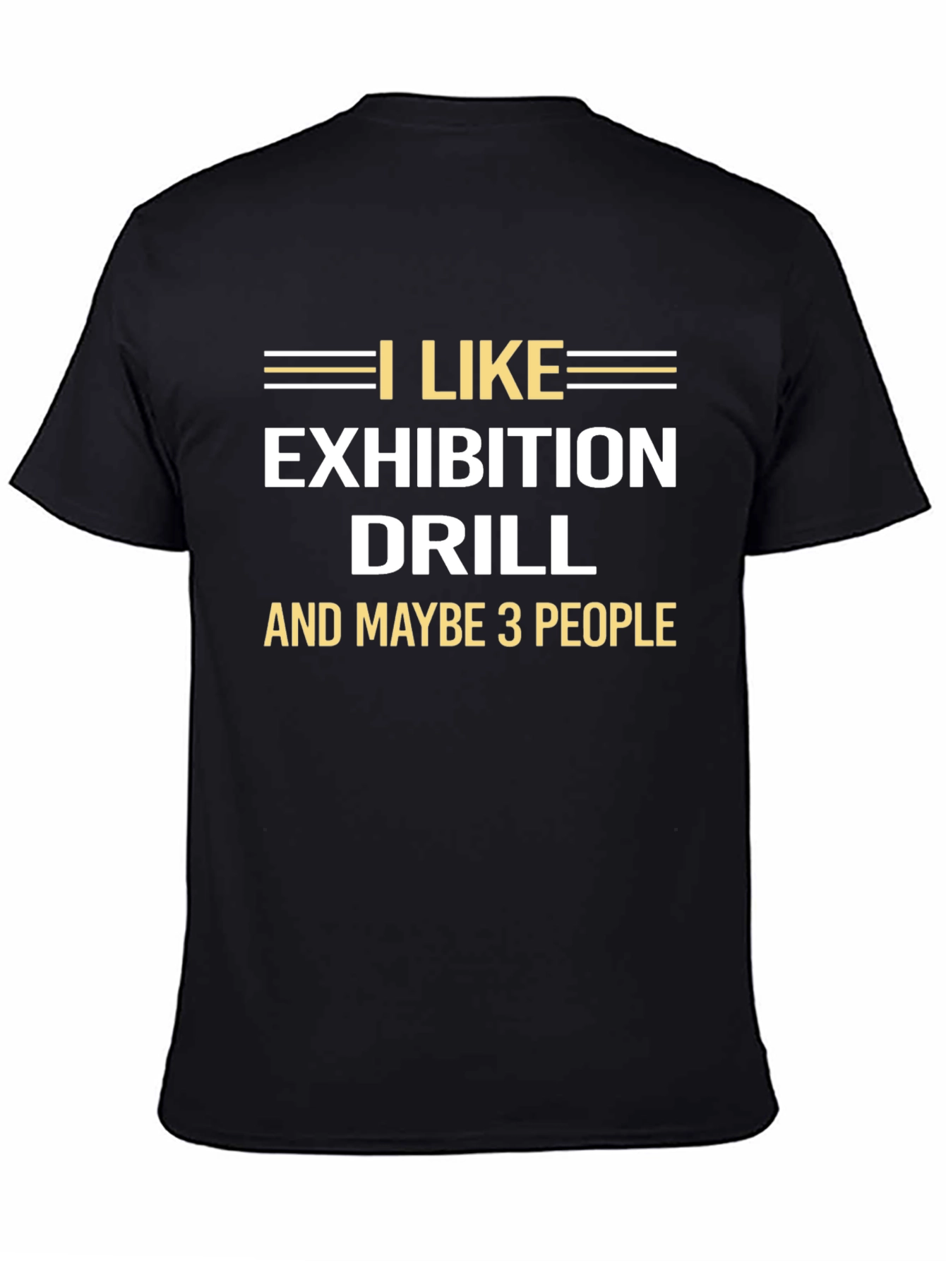 Black I Like Exhibition Drill T-Shirt view 4