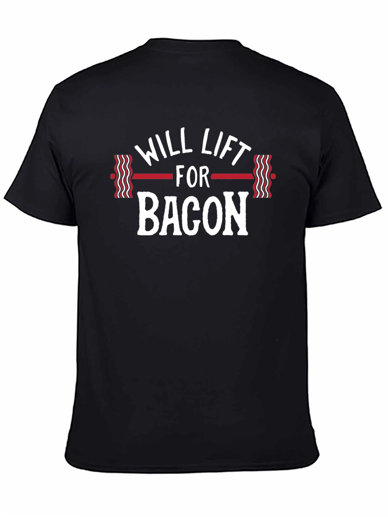 Black Will Lift for Bacon T-Shirt view 4