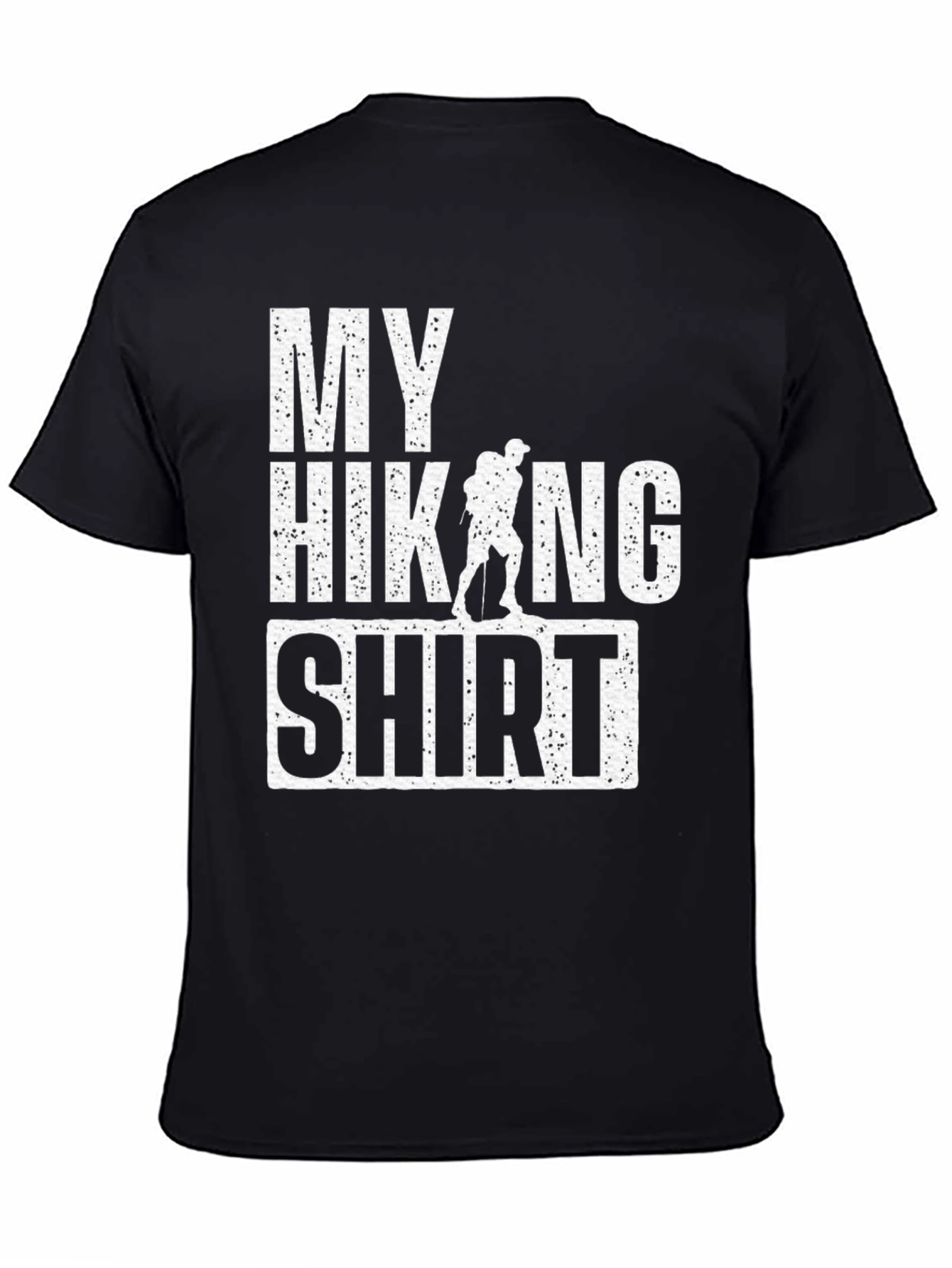Black My Hiking Shirt - Funny Hiker Tee view 4