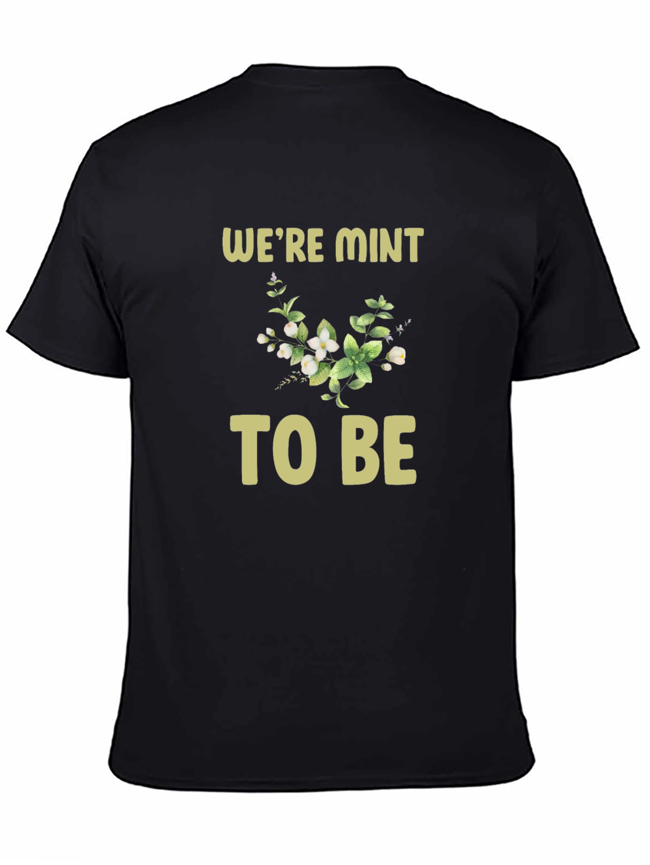 Black We're Mint to Be Graphic Tee view 4
