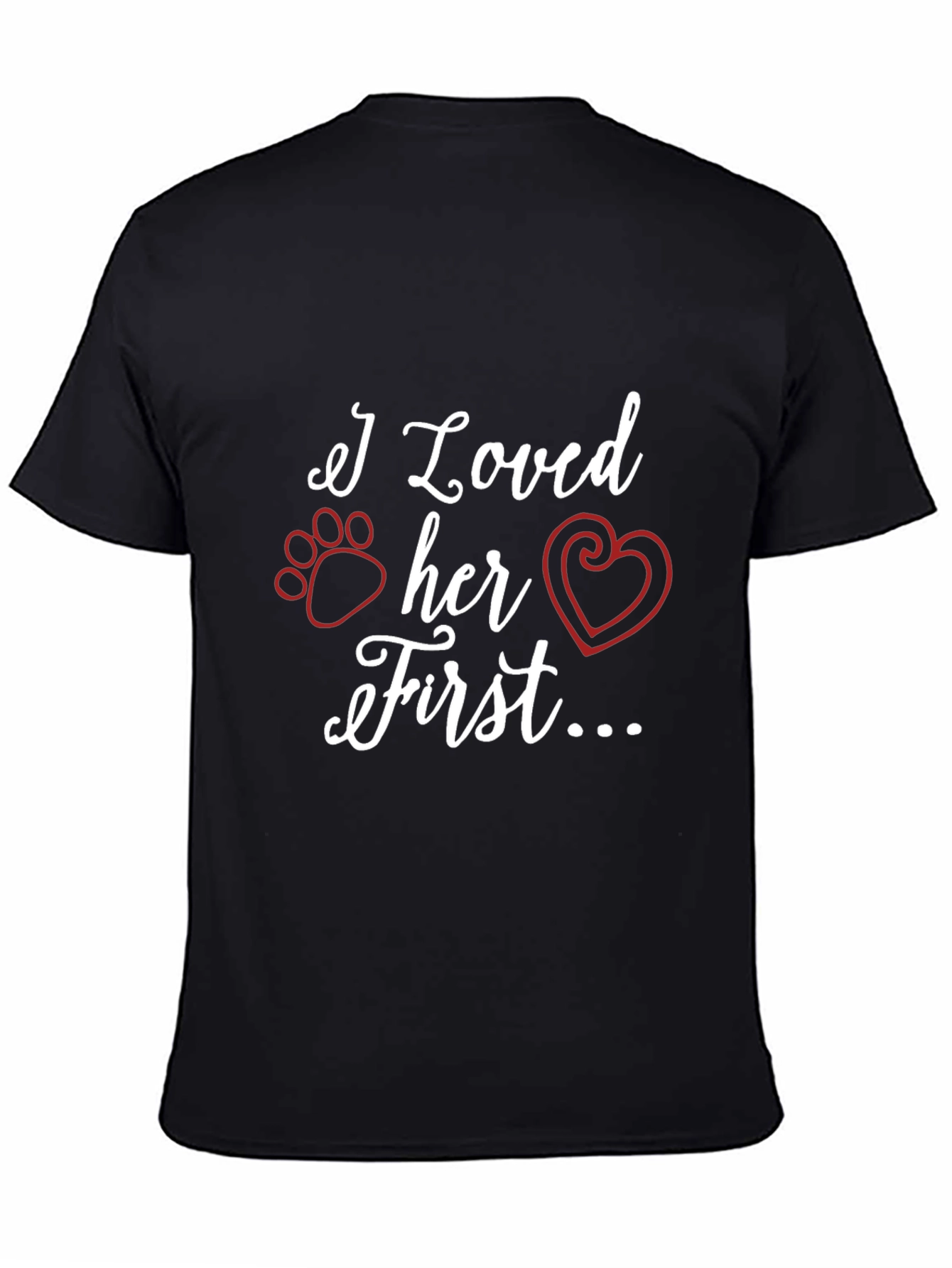 Black I Loved Her First Graphic Tee view 4