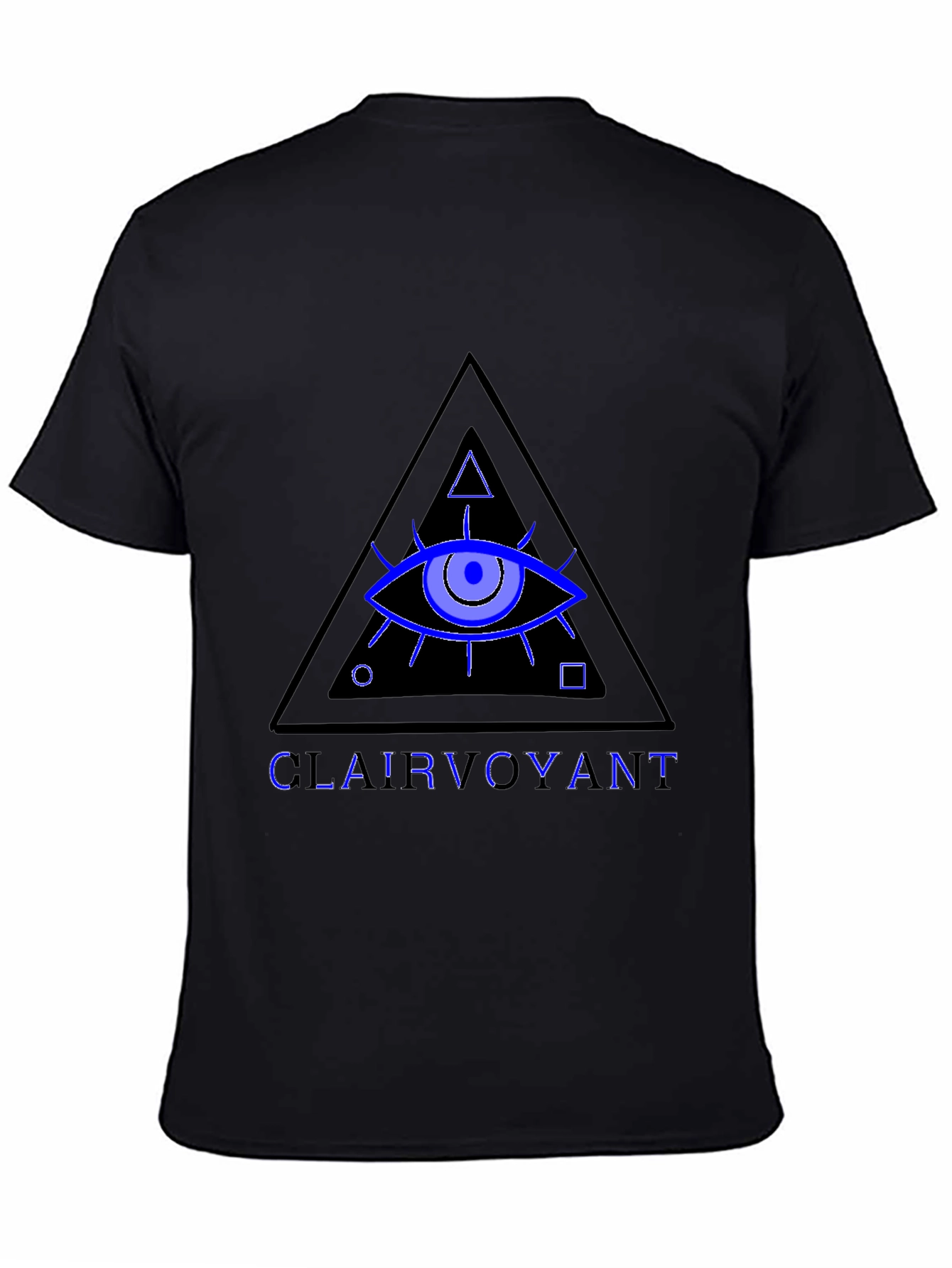 Black Clairvoyant T-Shirt - All Seeing Eye Graphic Tee view 4
