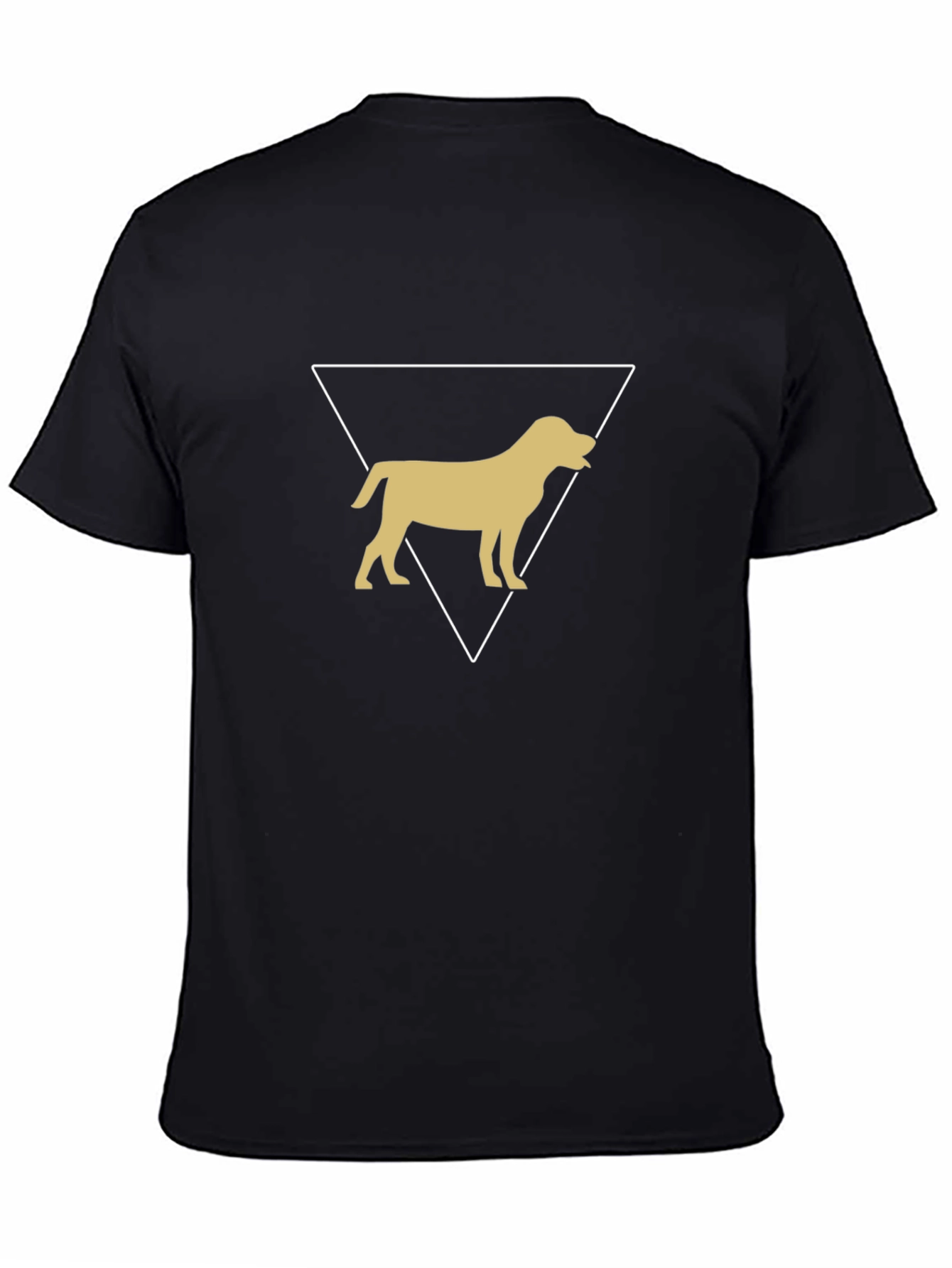Black Dog Silhouette Graphic Tee - Black view 4