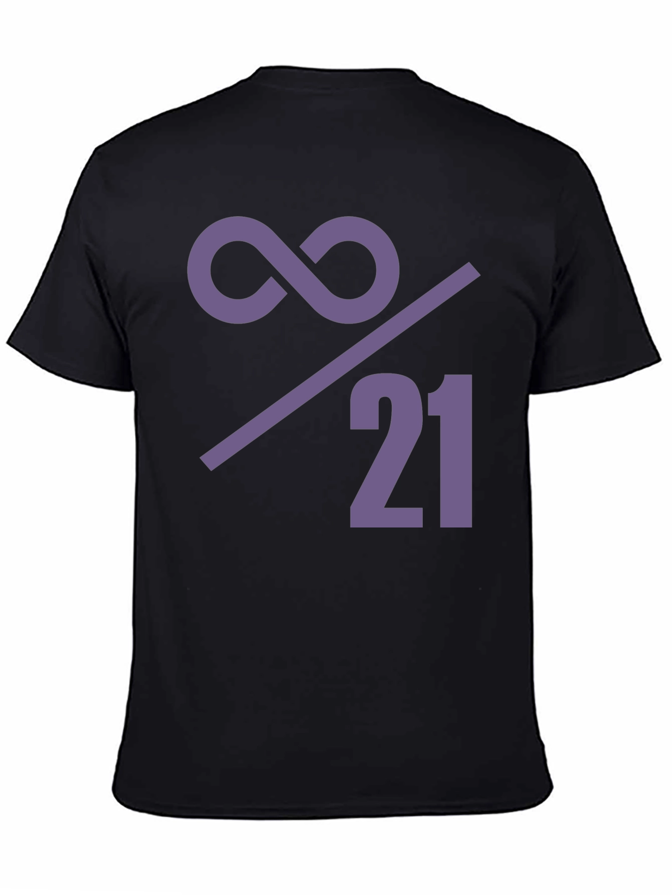 Black Infinity Over 21 Graphic Tee view 4