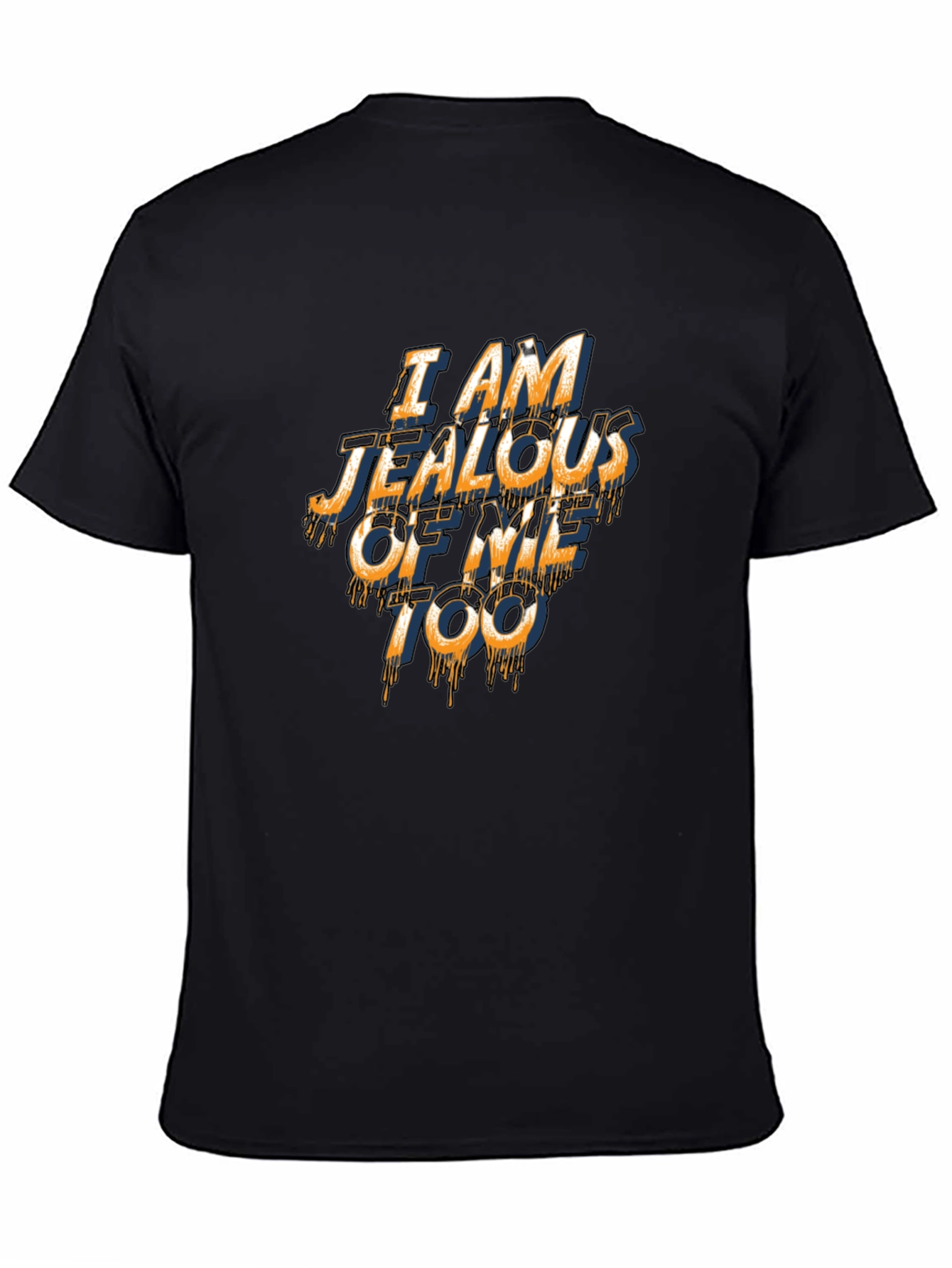Black I Am Jealous of Me Too Graphic Tee view 4