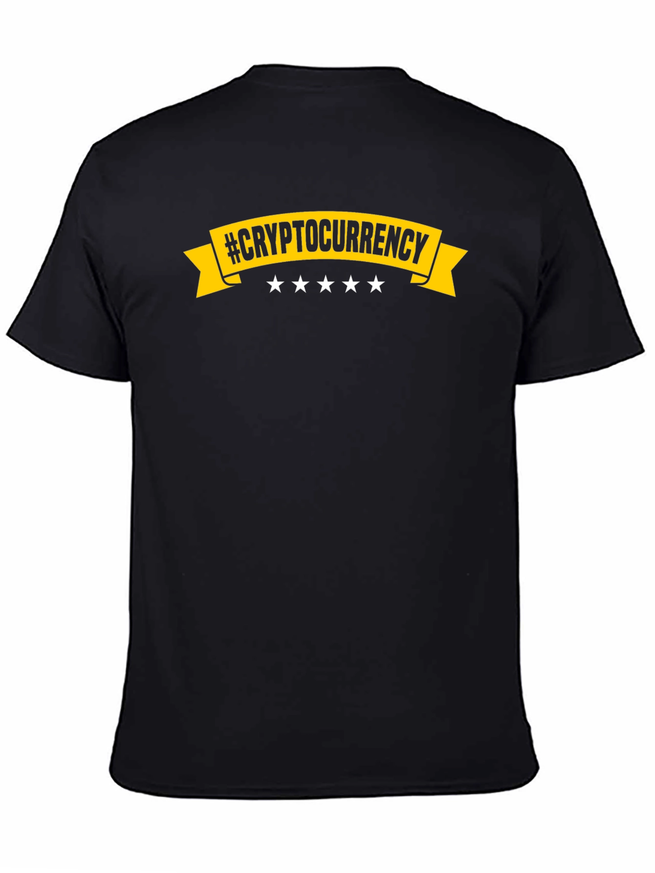 Black Cryptocurrency Graphic Tee - Black view 4