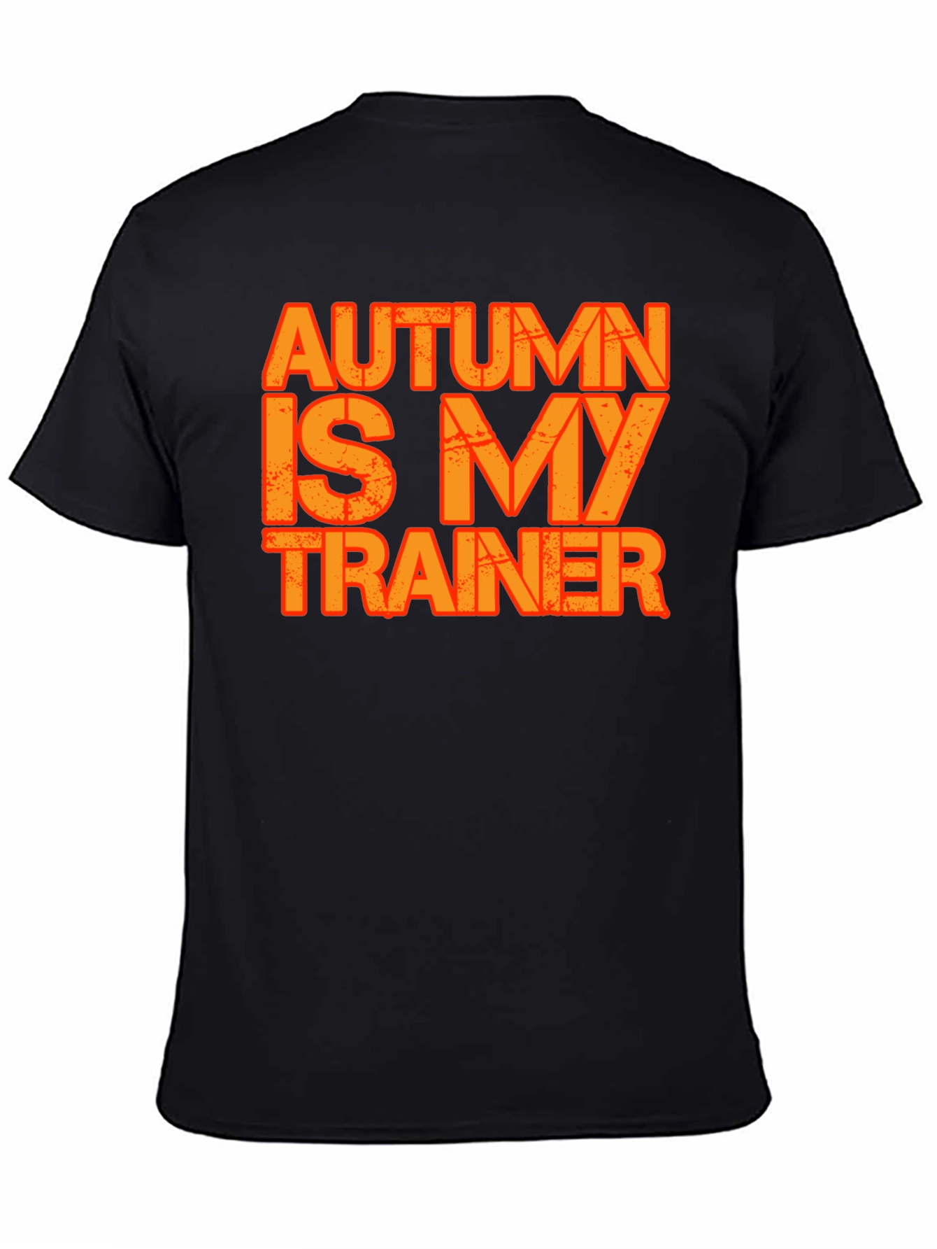 Black Autumn is My Trainer Graphic T-Shirt view 4