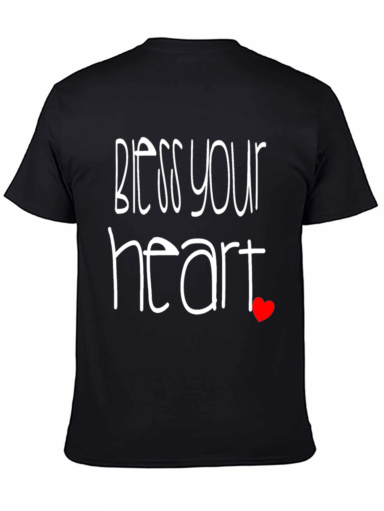 Black Bless Your Heart Black Graphic Tee view 4