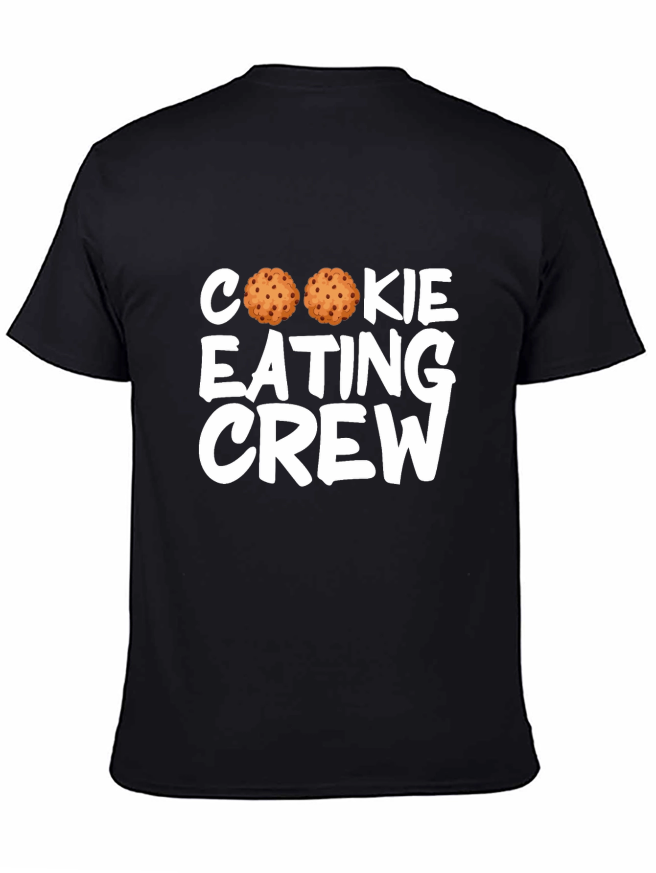 Black Cookie Eating Crew Black T-Shirt view 4