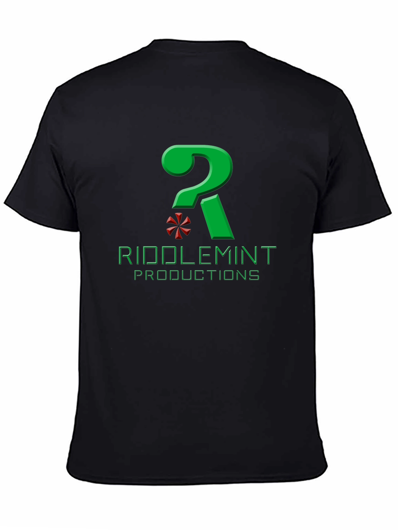 Black Riddlemint Productions Graphic T-Shirt view 4