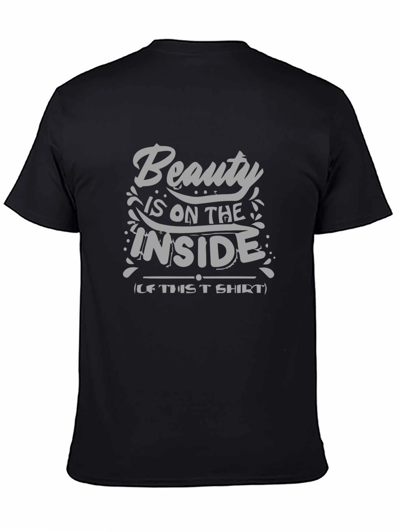 Black Beauty is on the Inside T-Shirt - Unique Graphic Tee view 4