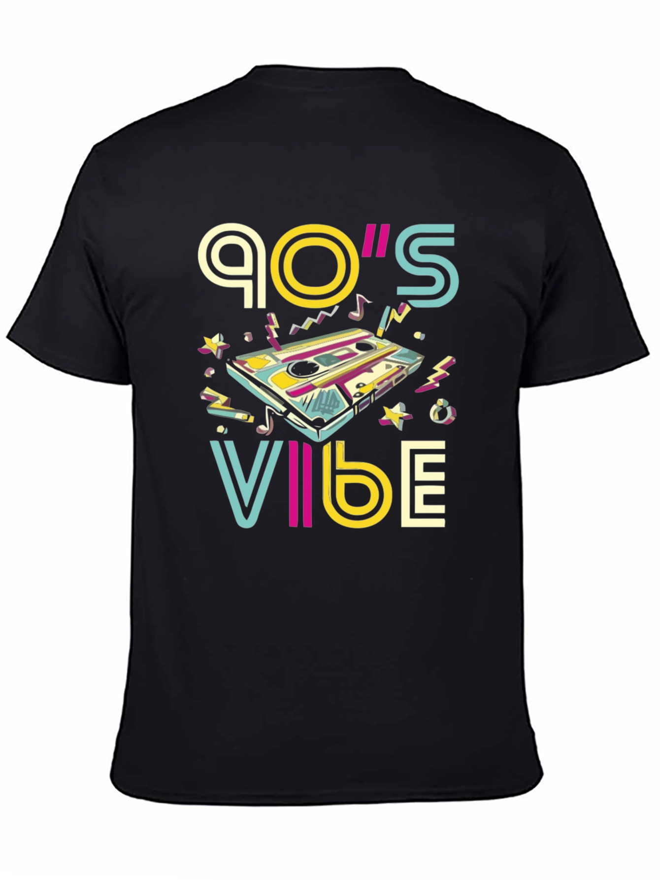 90's Vibe Retro Cassette Graphic T-Shirt - 4