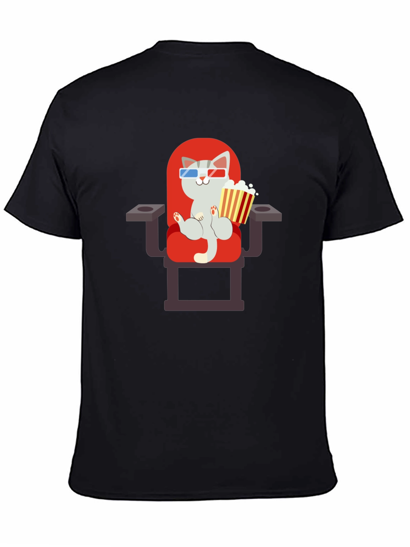 Black Cat Movie Lover Graphic Tee view 4