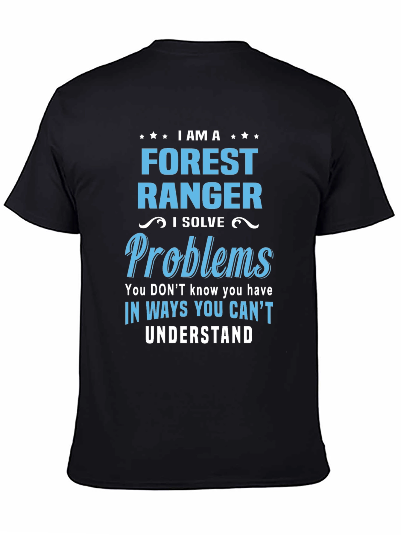 Black Forest Ranger Novelty Graphic T-Shirt view 4