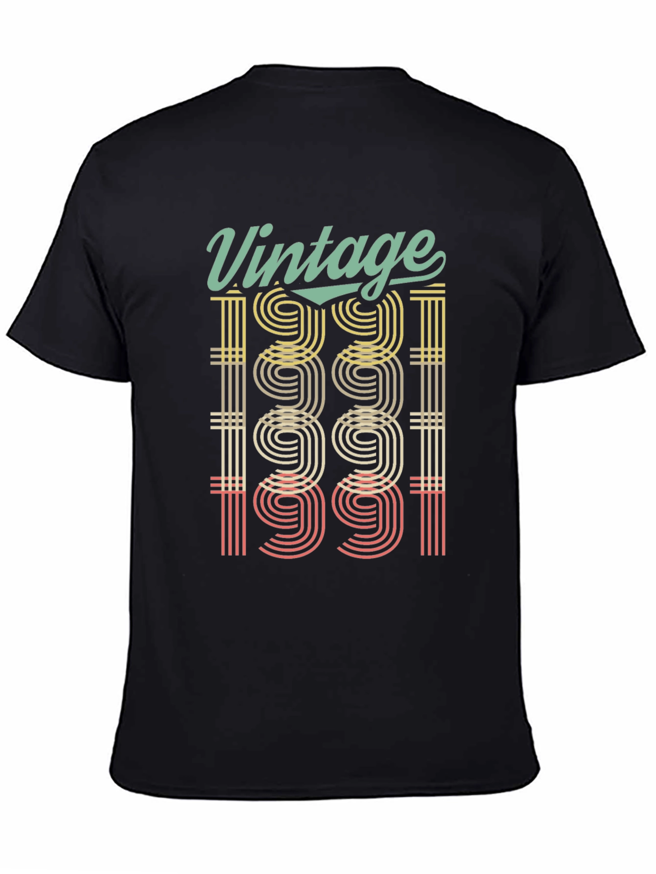 Black Vintage 1991 Graphic Tee view 4