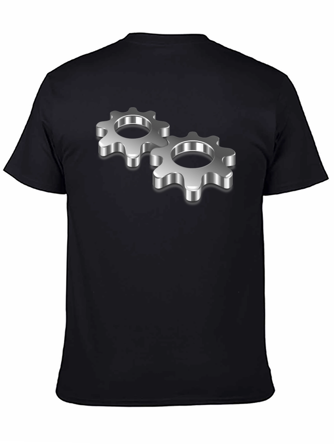 Black Gear Up Black T-Shirt view 4