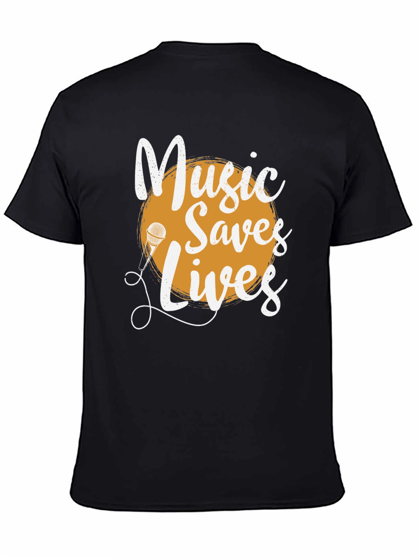 Black Music Saves Lives Graphic Tee view 4