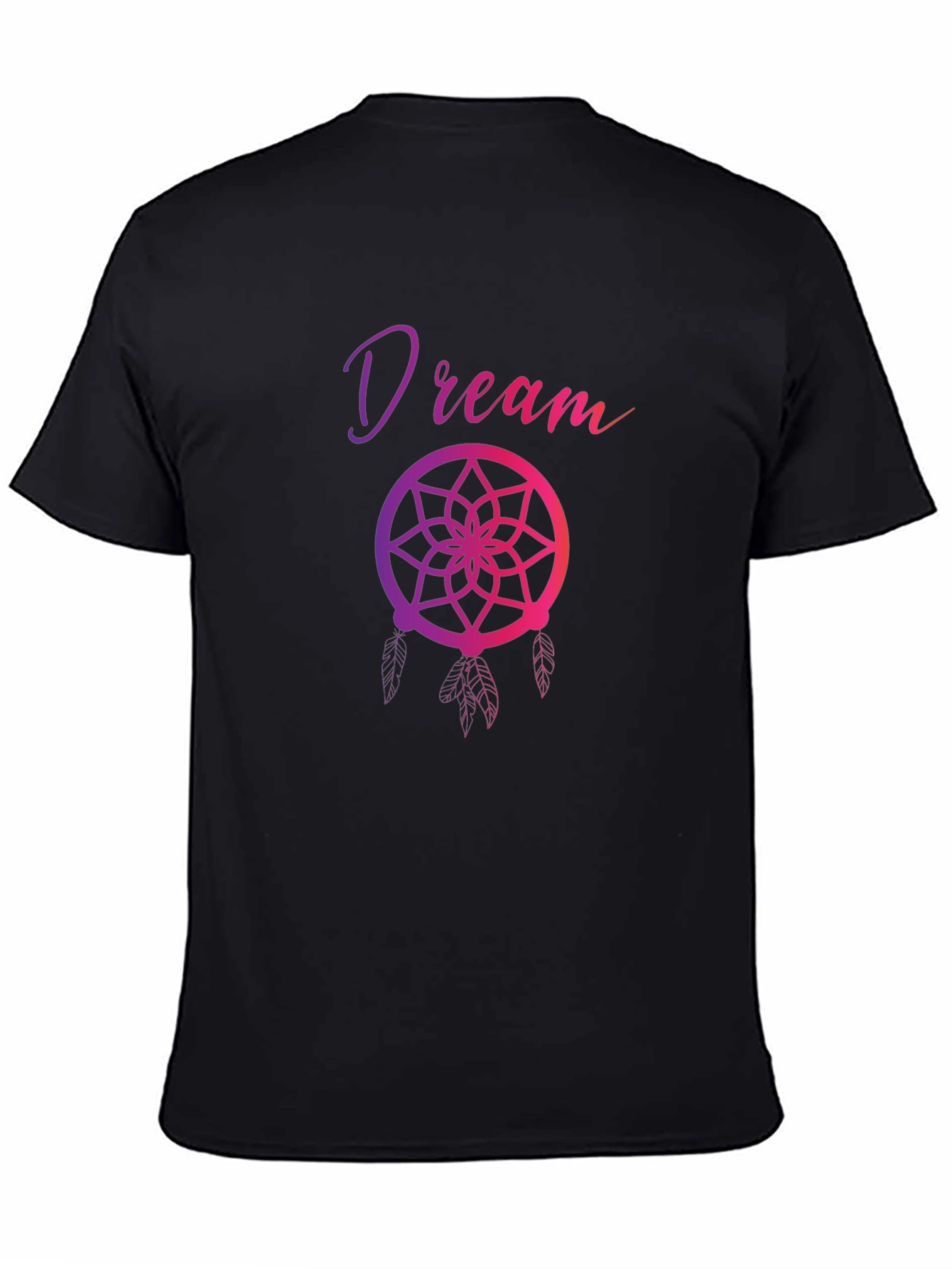 Black Dream Catcher Graphic T-Shirt view 4