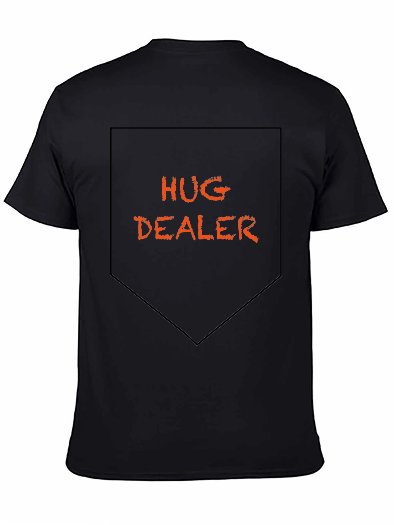 Black Hug Dealer Graphic Tee - Black Short Sleeve view 4