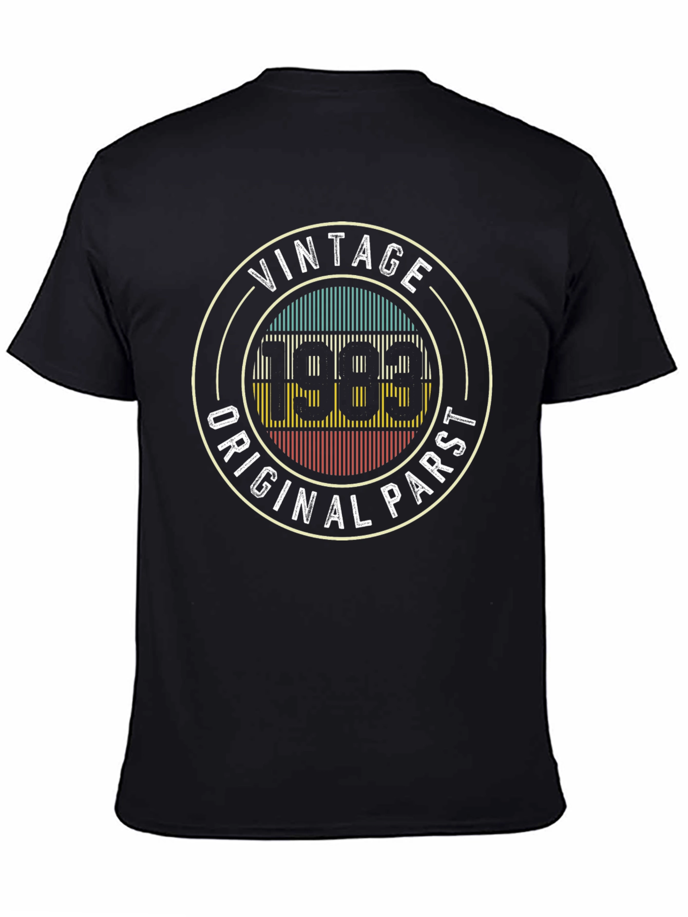 Black Vintage 1983 Original Parst T-Shirt view 4