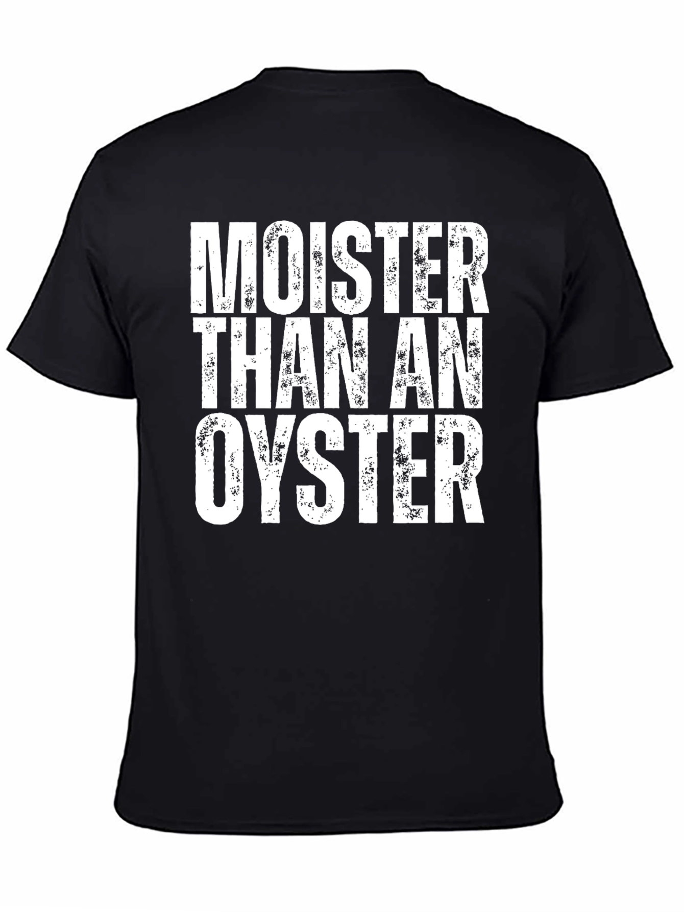 Black Moister Than An Oyster Graphic Tee - Black view 4