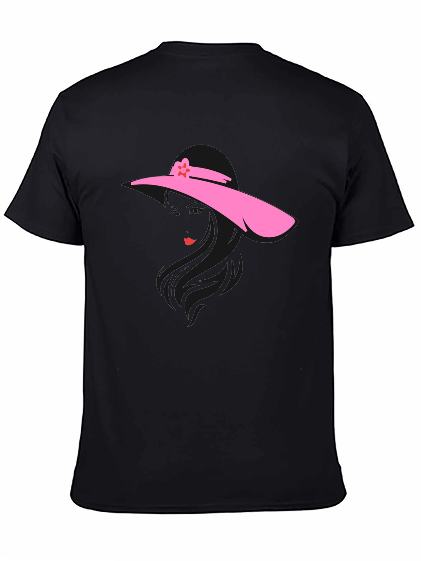 Black Stylish Silhouette T-Shirt view 4