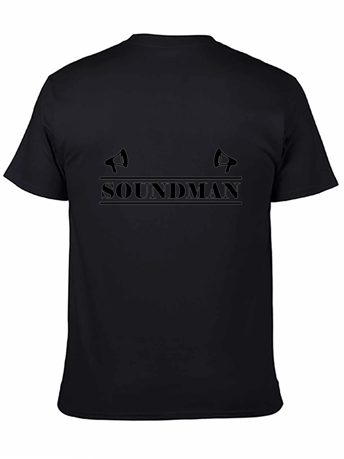 Black Soundman Graphic T-Shirt view 4