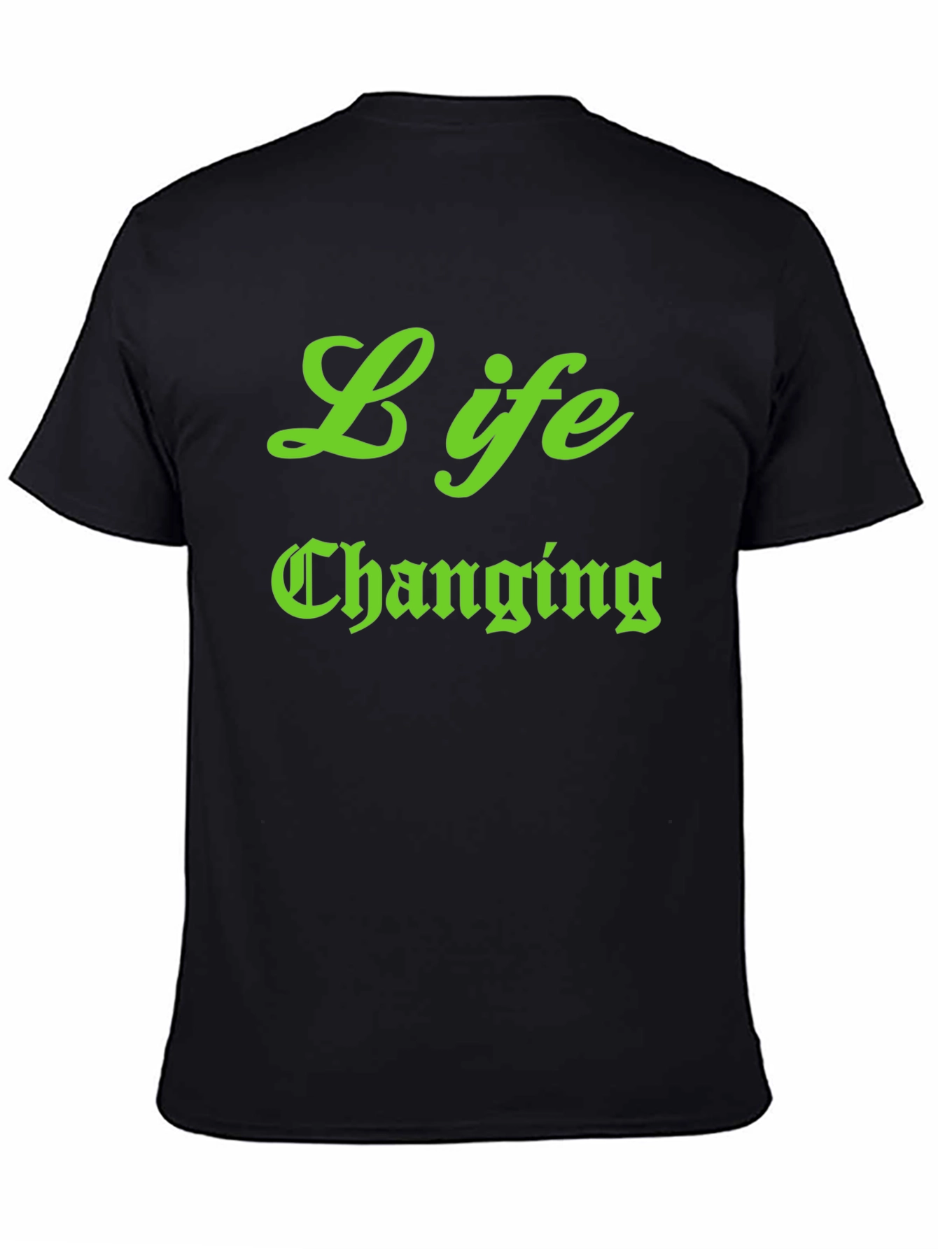 Black Life Changing Black Graphic Tee view 4