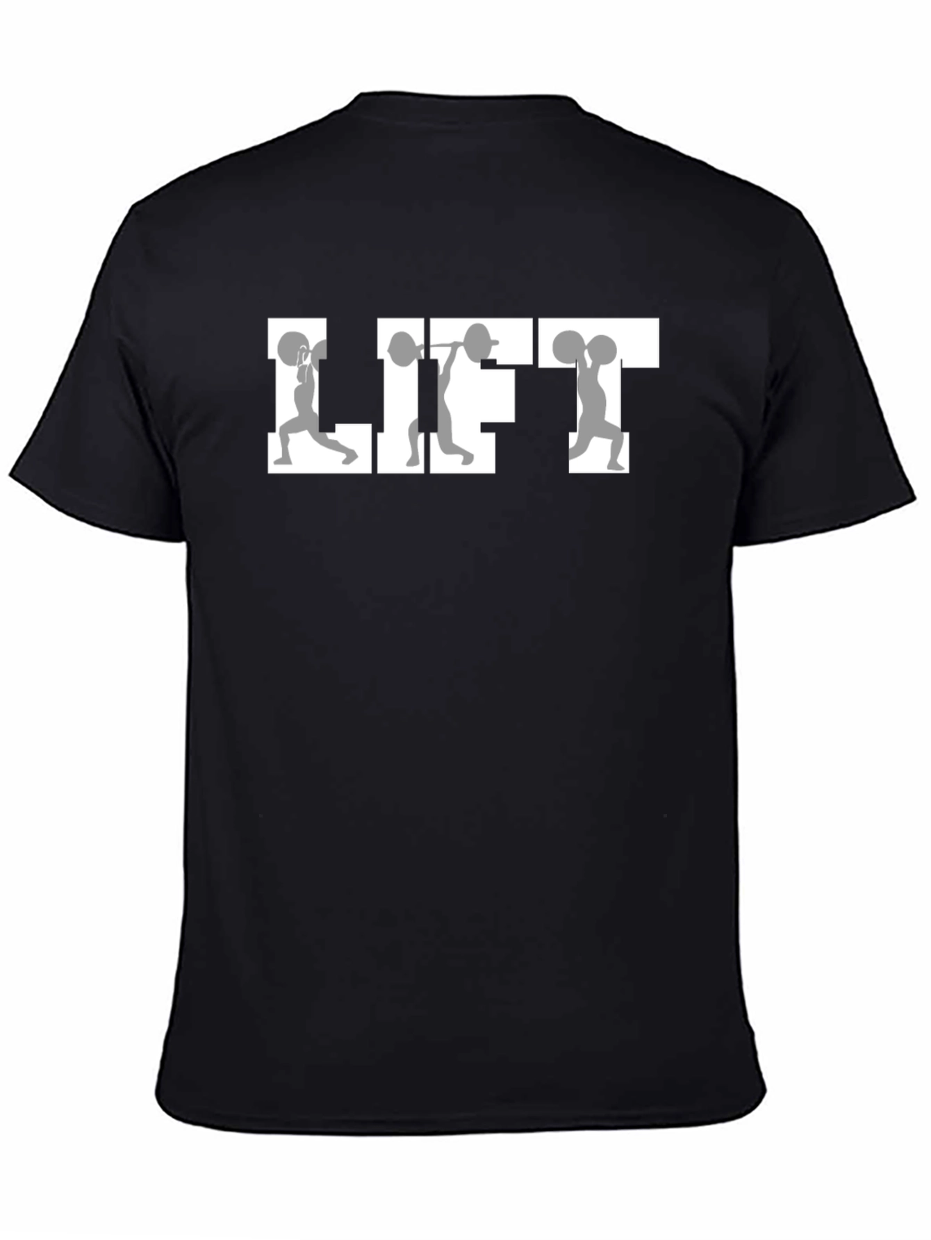 Black Weightlifting LIFT Graphic T-Shirt view 4