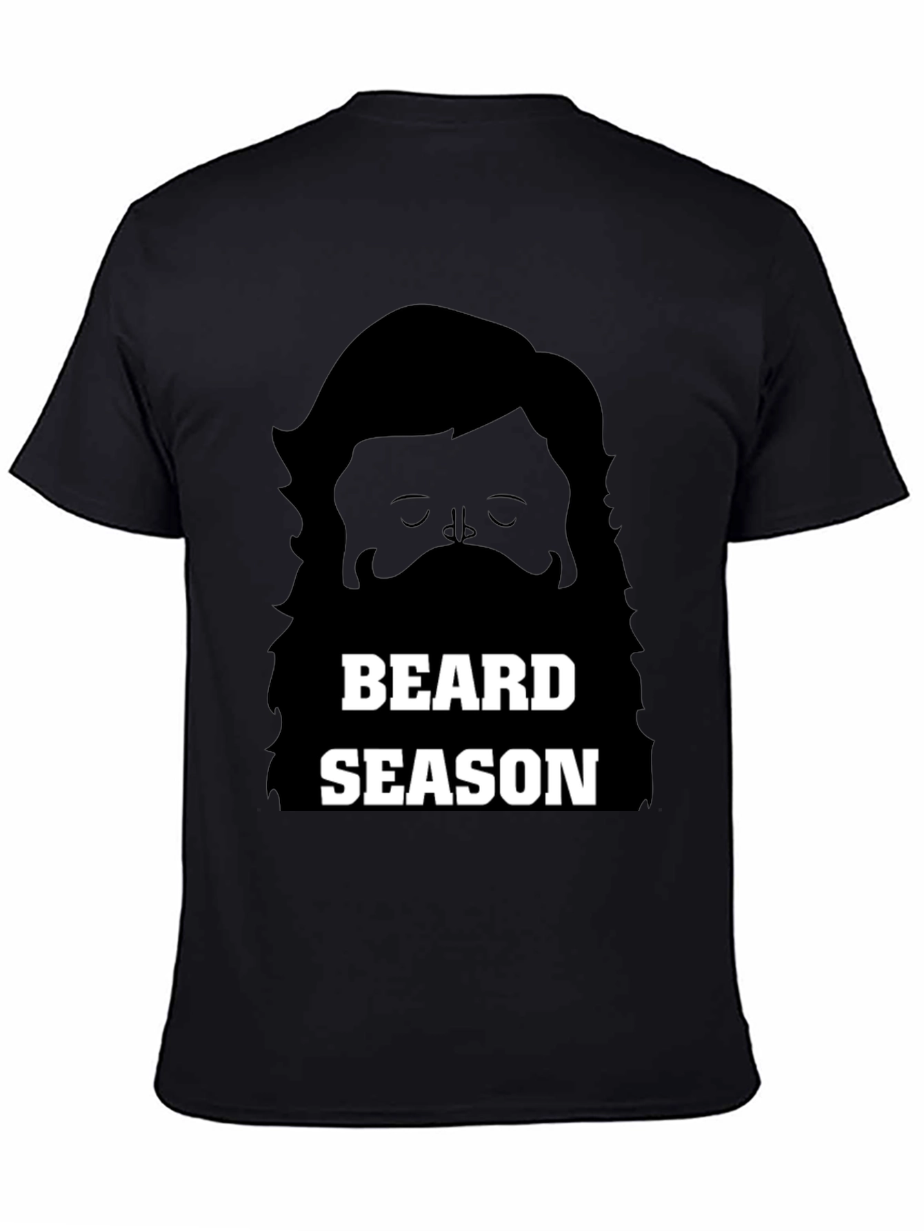 Black Beard Season Graphic Tee - Soft Cotton Unisex Shirt view 4